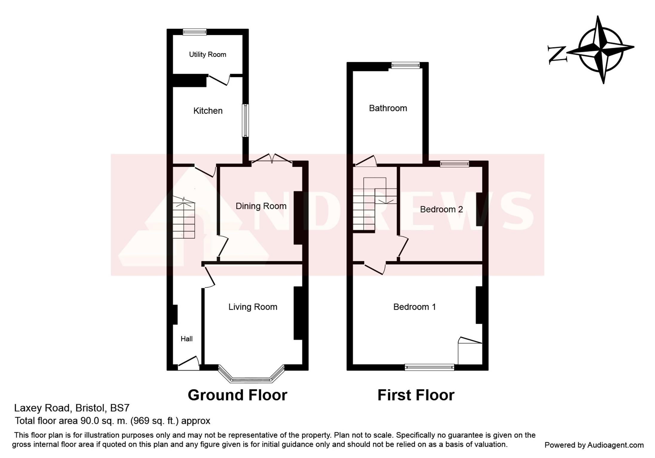 2 Bedrooms Terraced house for sale in Laxey Road, Horfield, Bristol BS7