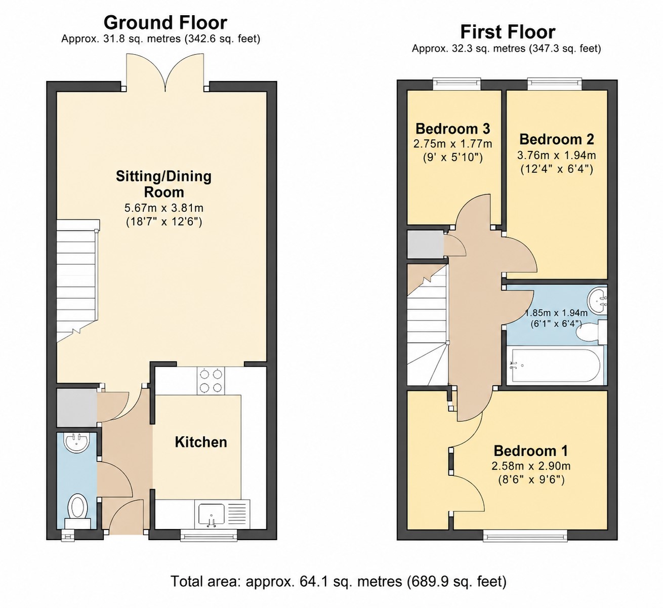 7, Vernalls Court, New Milton floorplan
