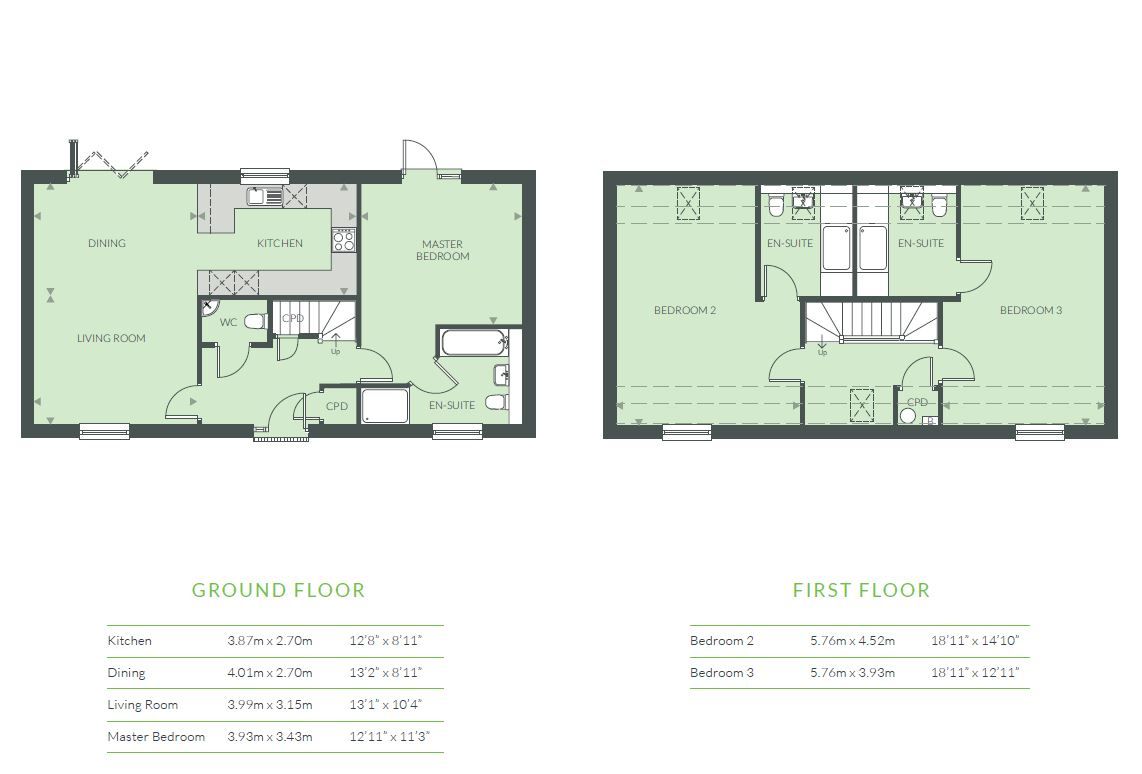 The Sunflower Plot 44, Dartington floorplan