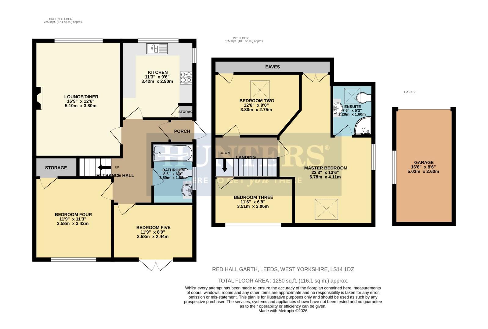 17, Red Hall Garth, West Yorkshire floorplan