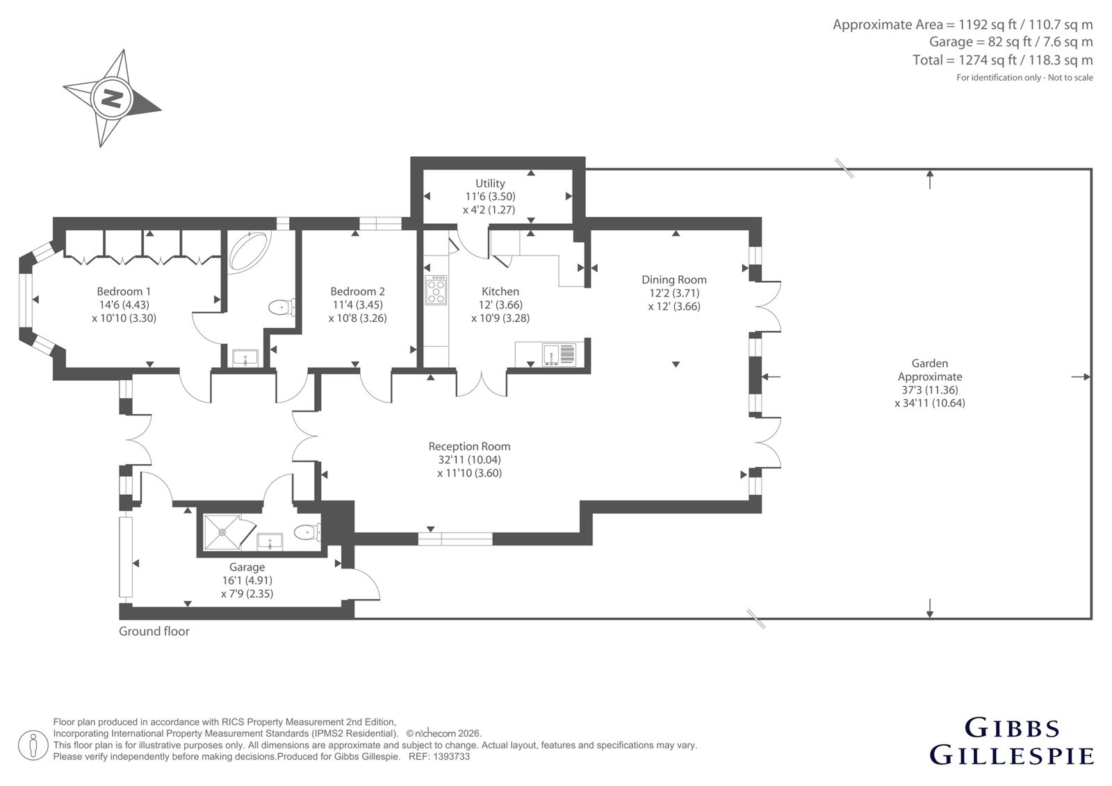 26, Embry Way, Middlesex floorplan