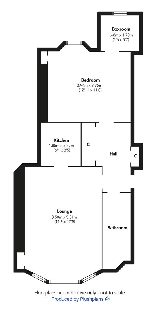 16D, Kelly Street, Greenock floorplan