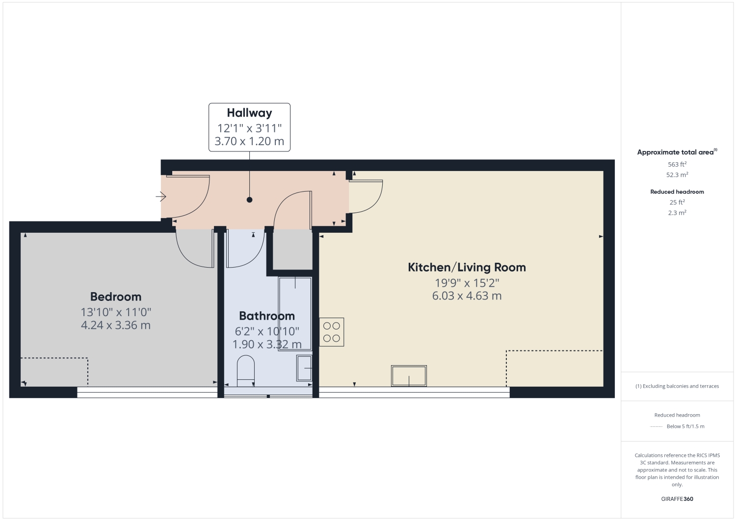 Flat A 86-88, Salisbury Avenue, Cheltenham floorplan