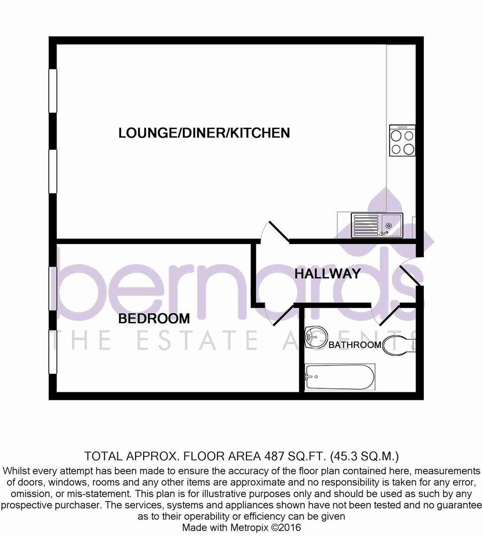 Flat 20 Raebarn House, Hulbert Road, Waterlooville floorplan