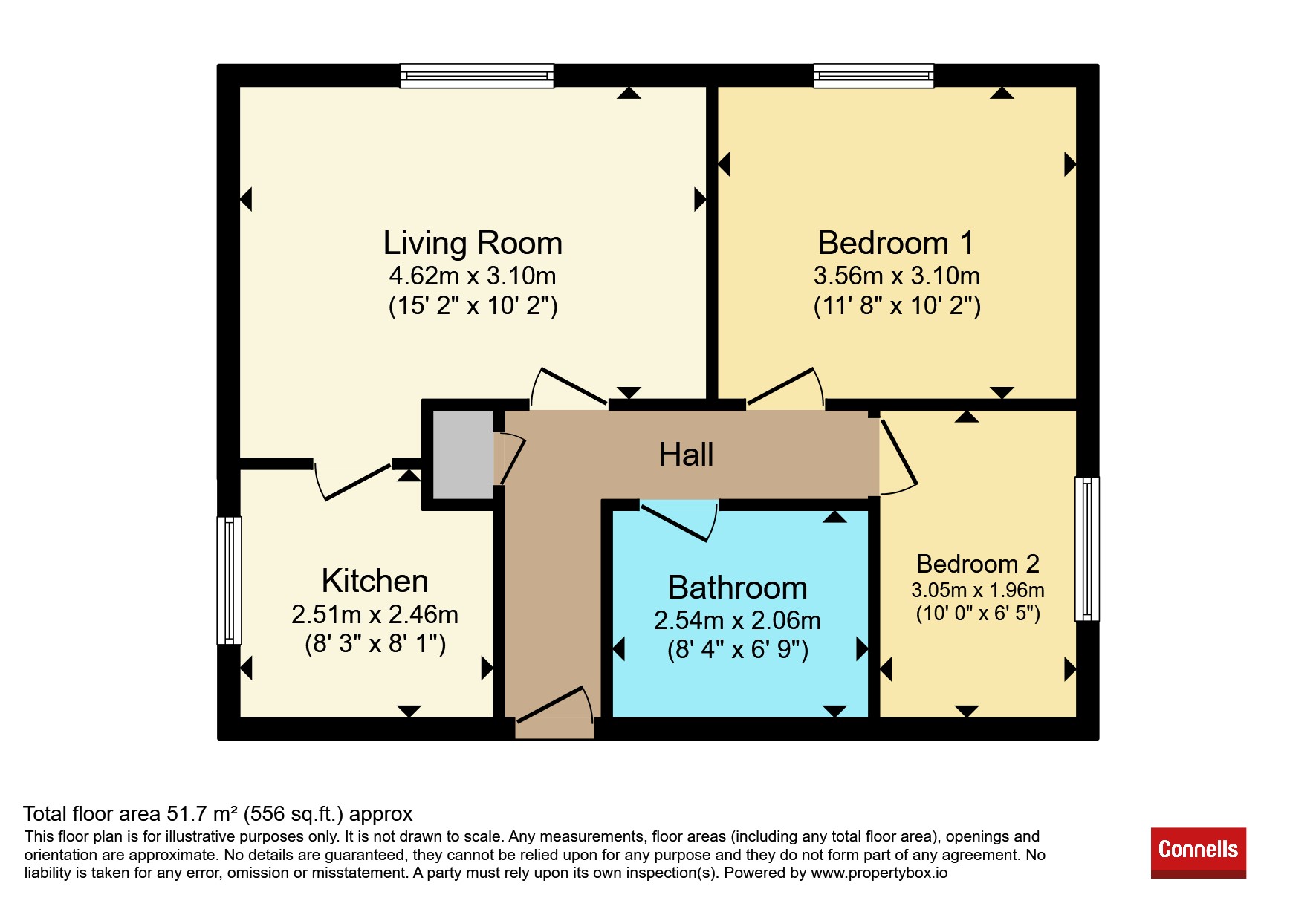 Flat 6, The Maltings, Church Street, Exeter floorplan