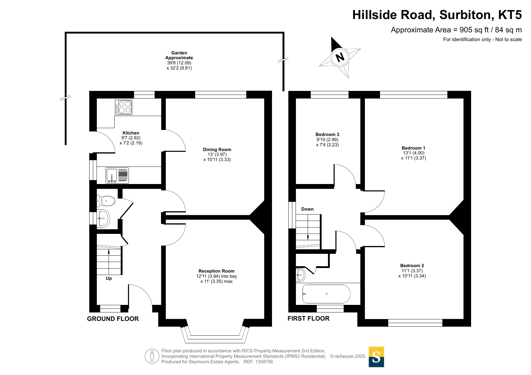 5, Hillside Road, Surbiton floorplan