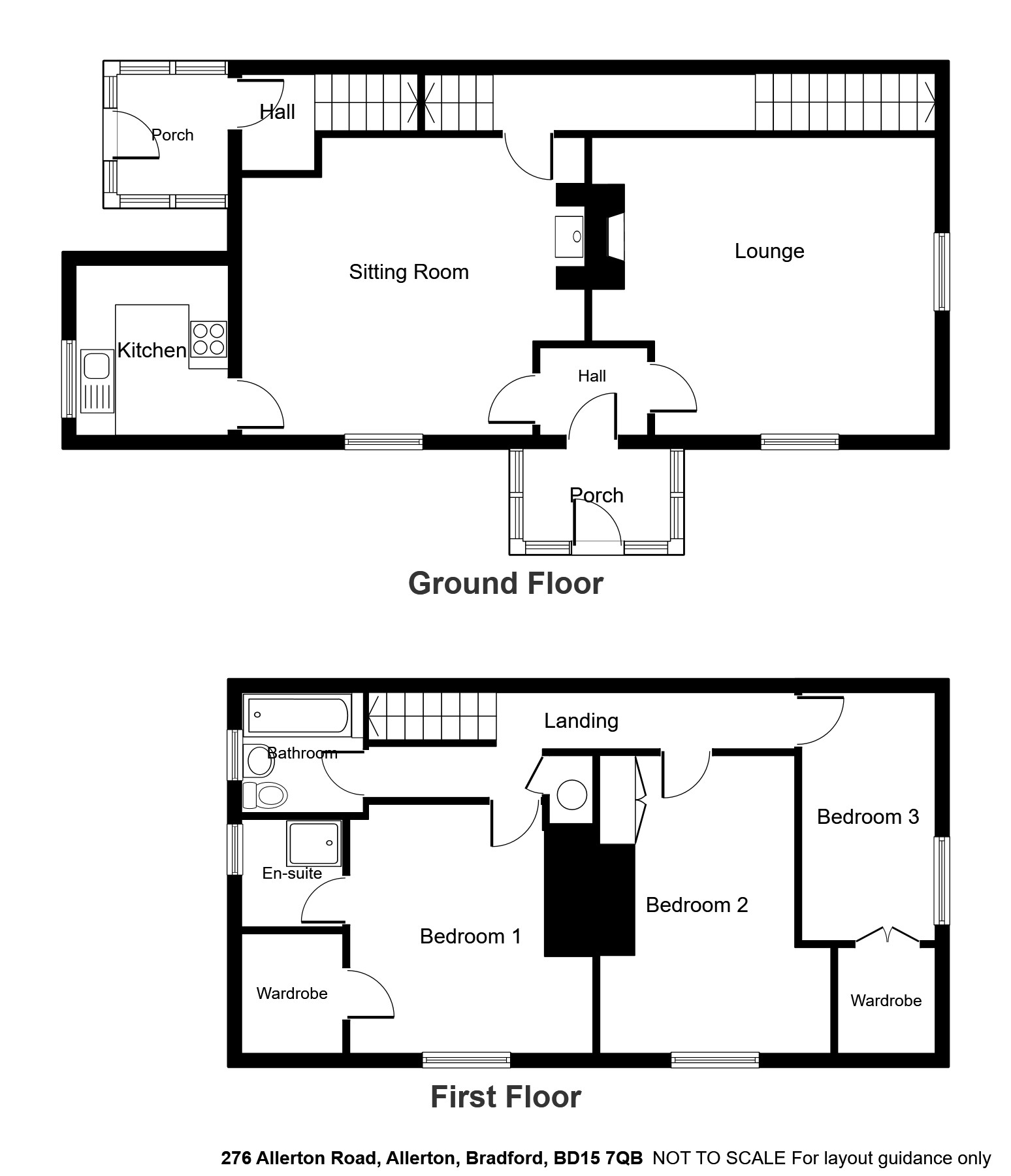 276, Allerton Road, Bradford floorplan