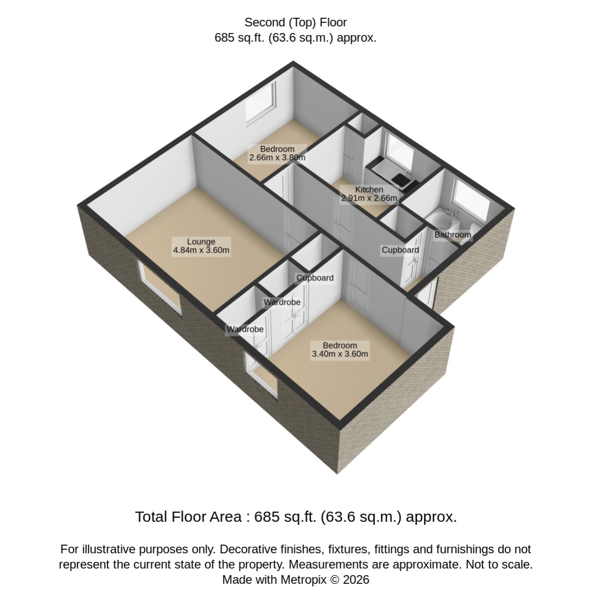 12, Ryde Court 134-138 Hangleton Road, Hove floorplan