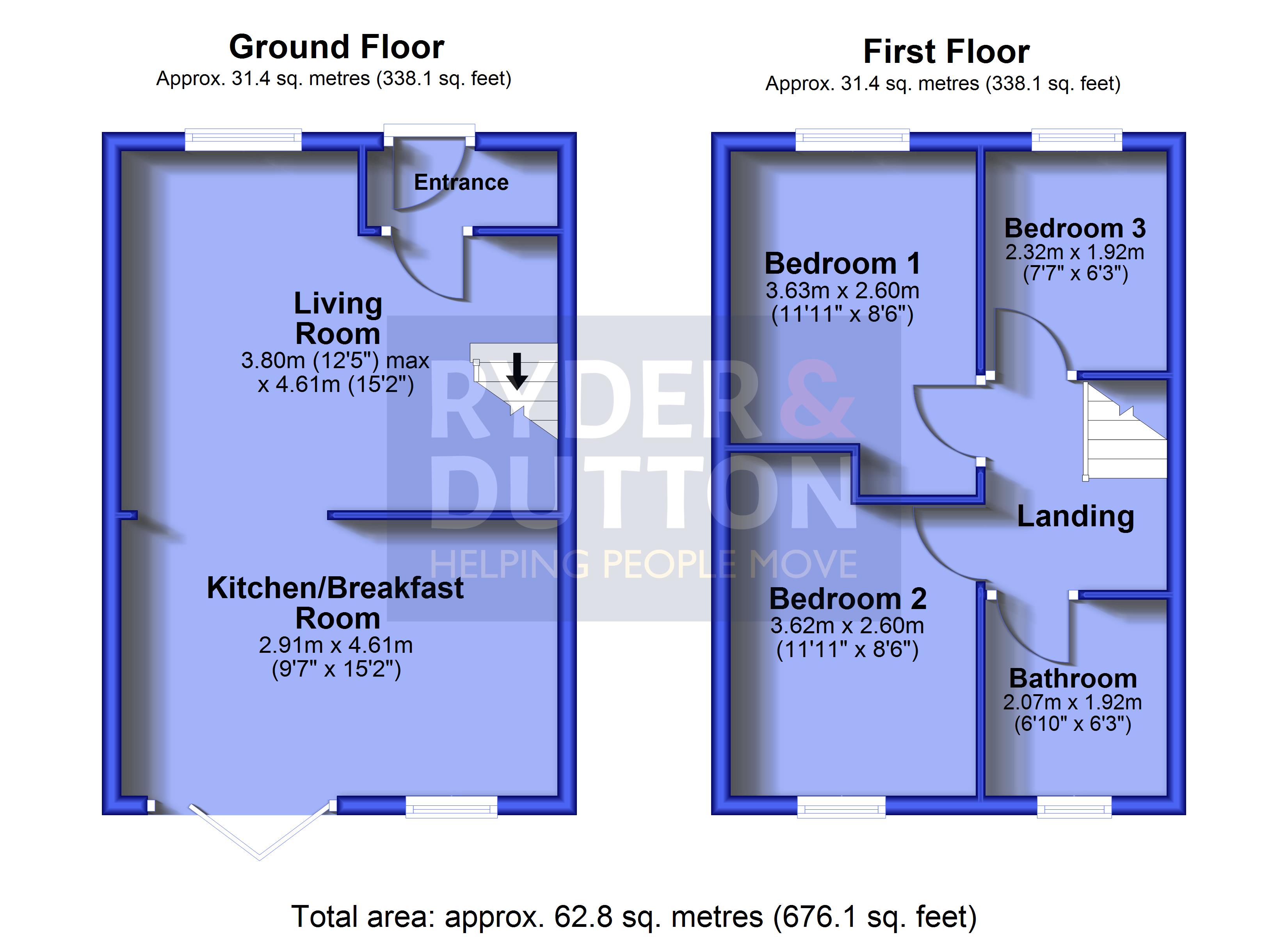 72, Armitage Road, Huddersfield floorplan