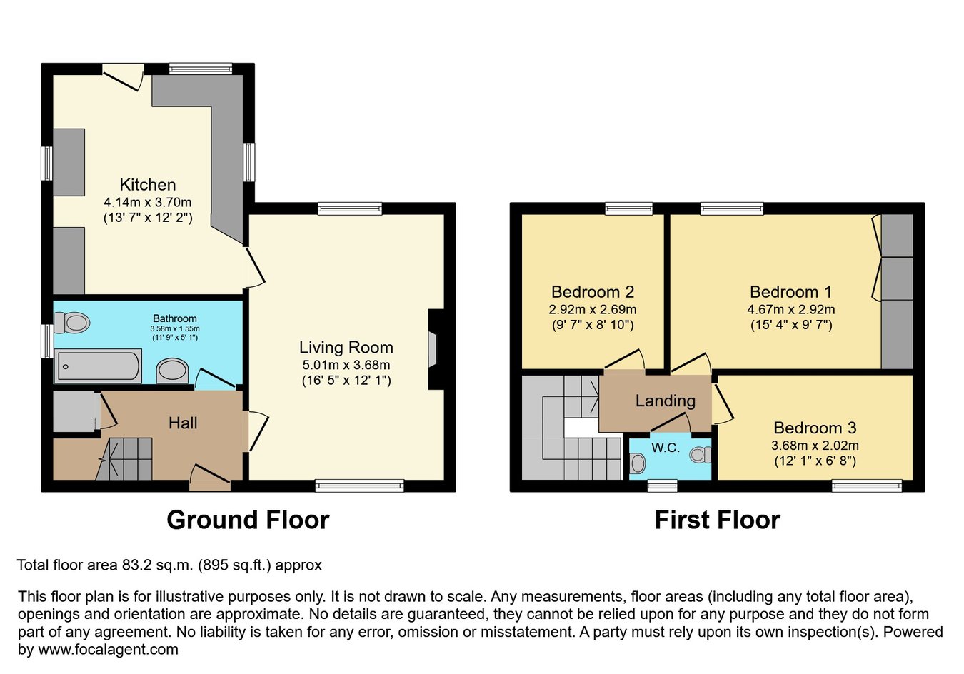 8, New Park Estate, Exeter floorplan