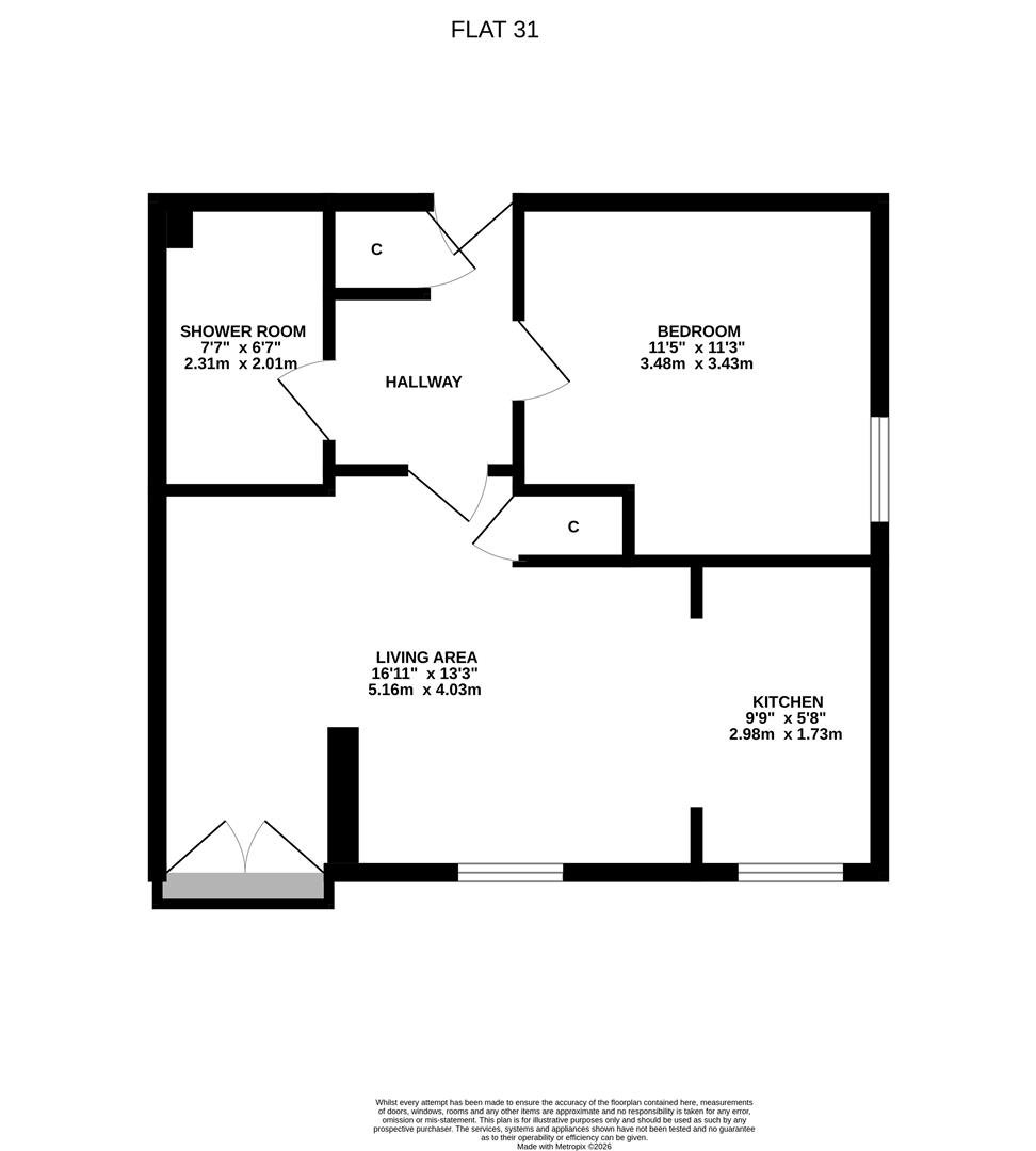 Flat 31, Warehouse 13, Kingston Street, Hull floorplan
