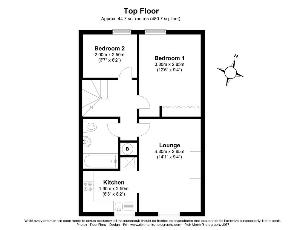 2 Bedrooms Flat to rent in Walcot Terrace, Bath BA1