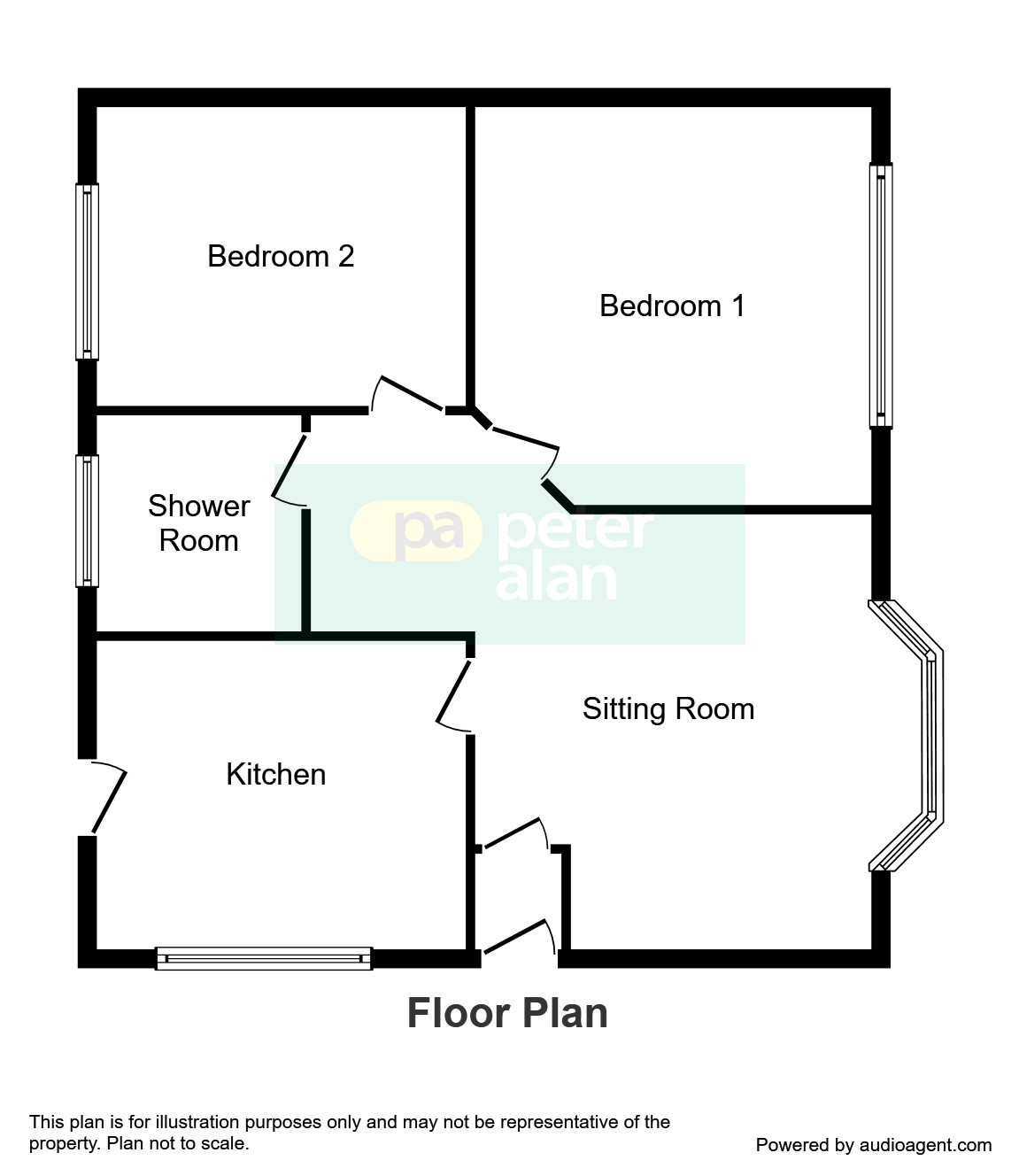 2 Bedrooms Semi-detached bungalow for sale in Garth Avenue, Maesteg CF34