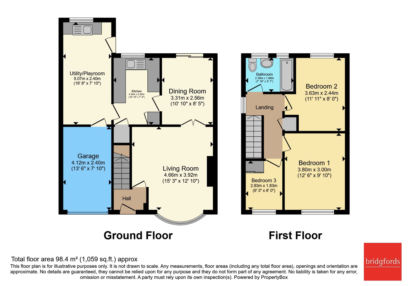 5, Otterburn Close, Staffordshire floorplan