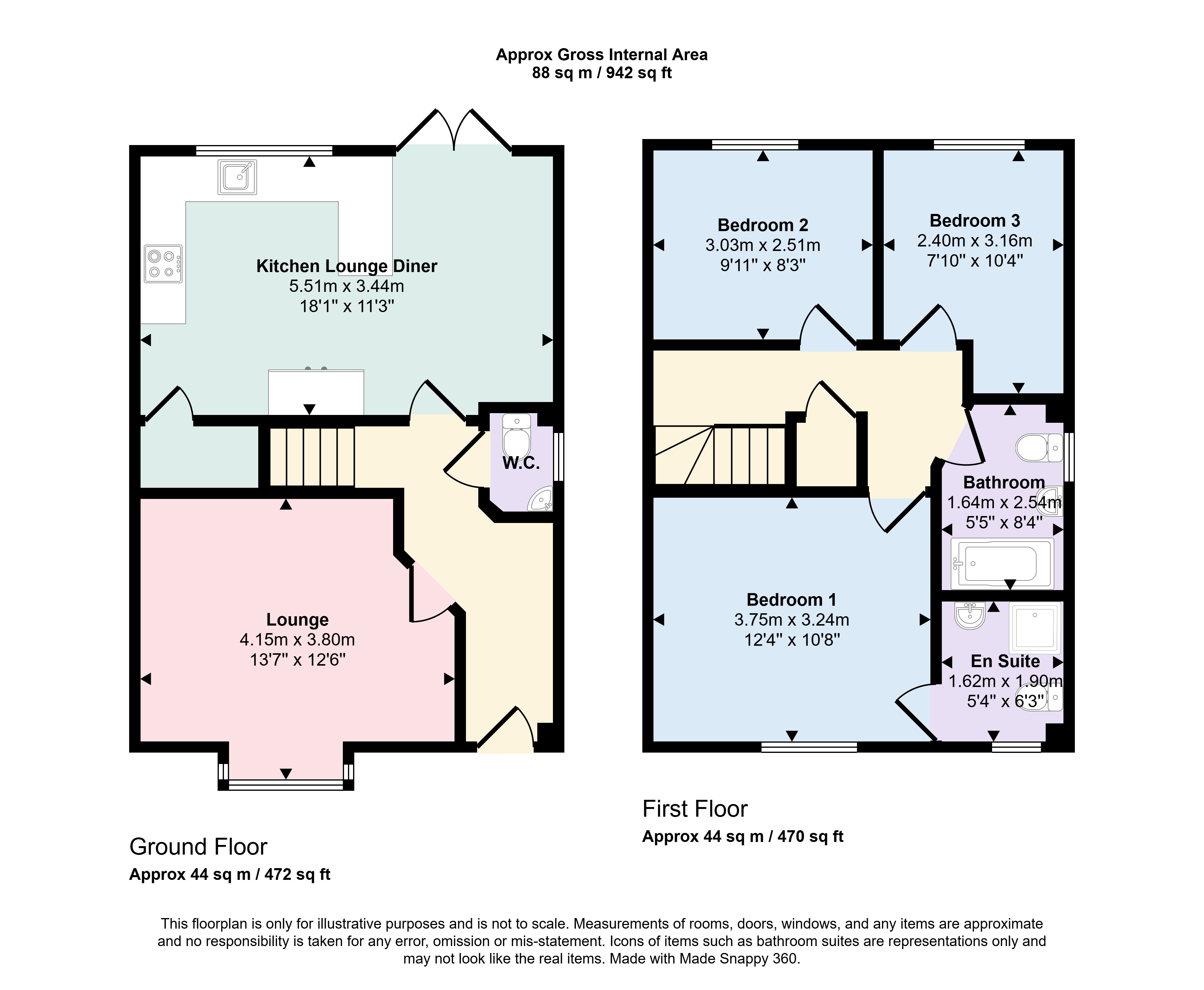 4, Rhodfa Gelli Aur, Swansea floorplan