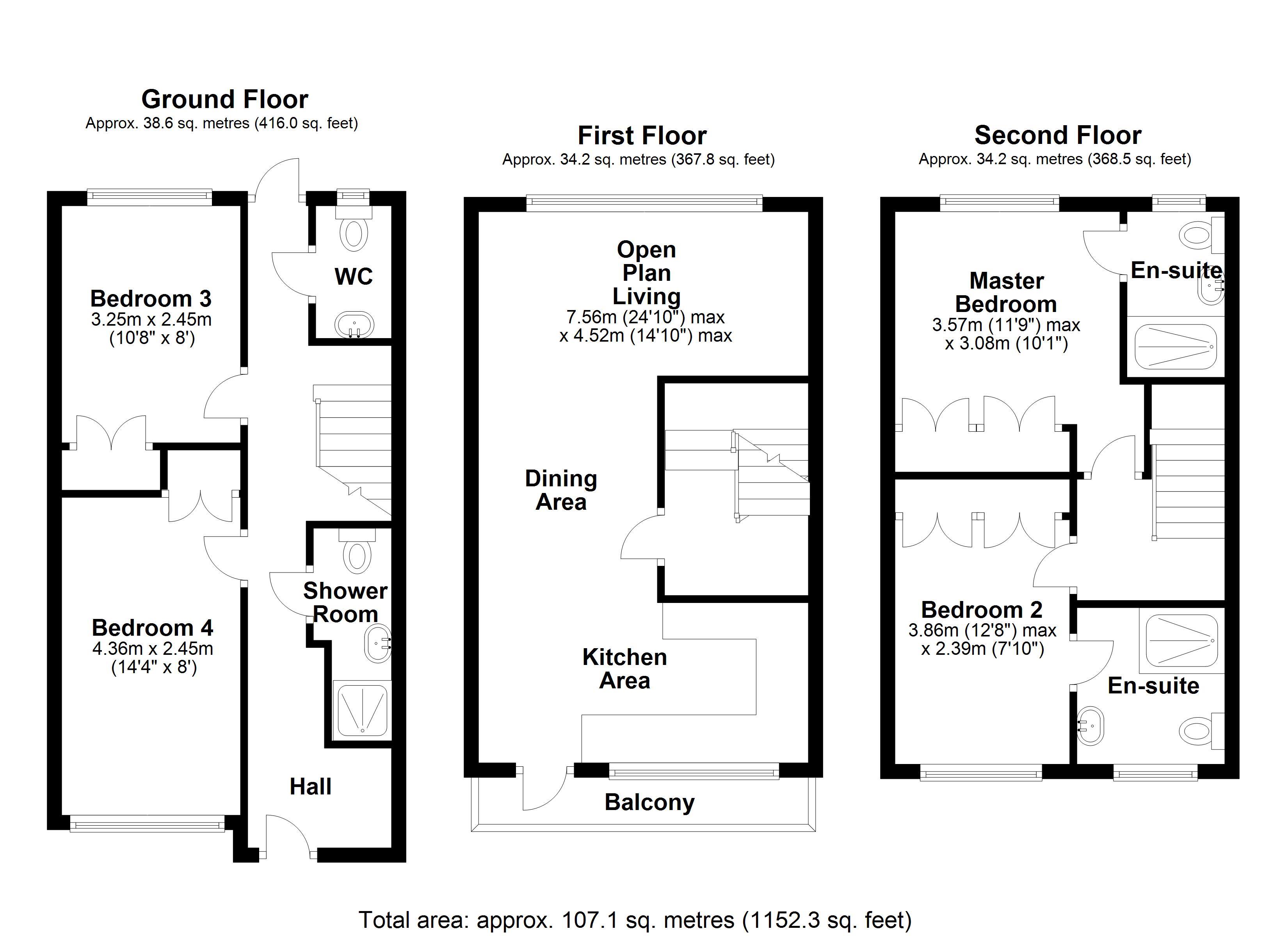 3 Bedrooms Town house for sale in The Corner, Grange Road, Ealing W5