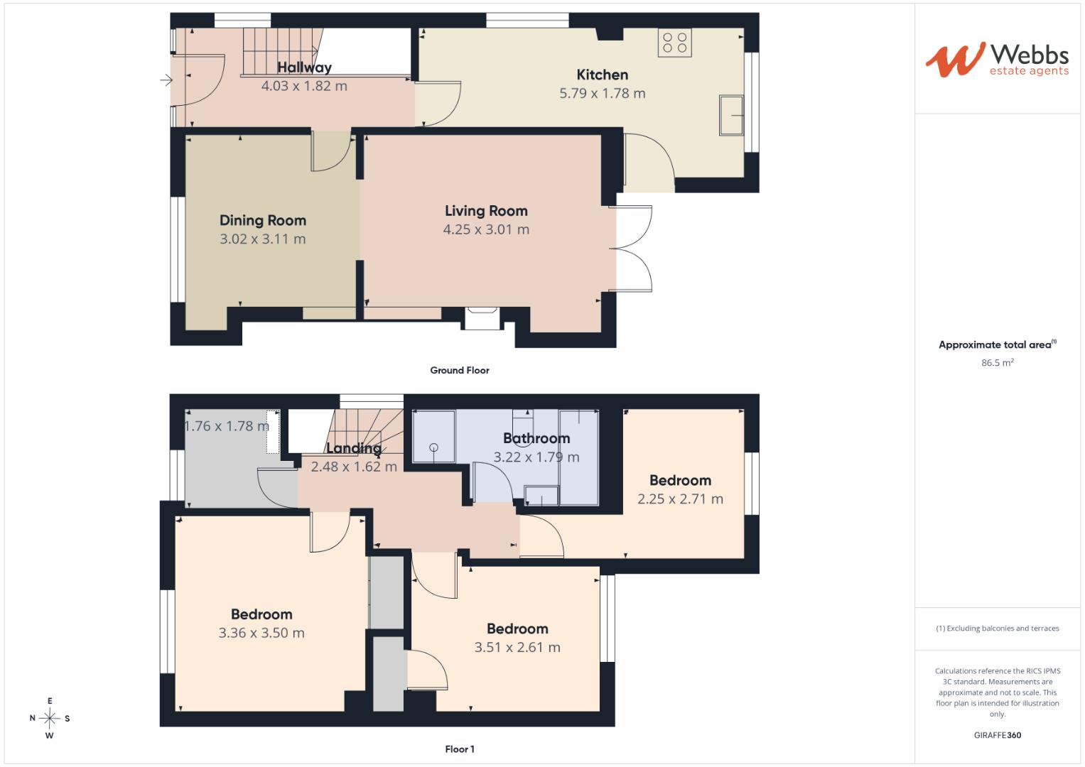 29, Hawthorn Road, Walsall floorplan