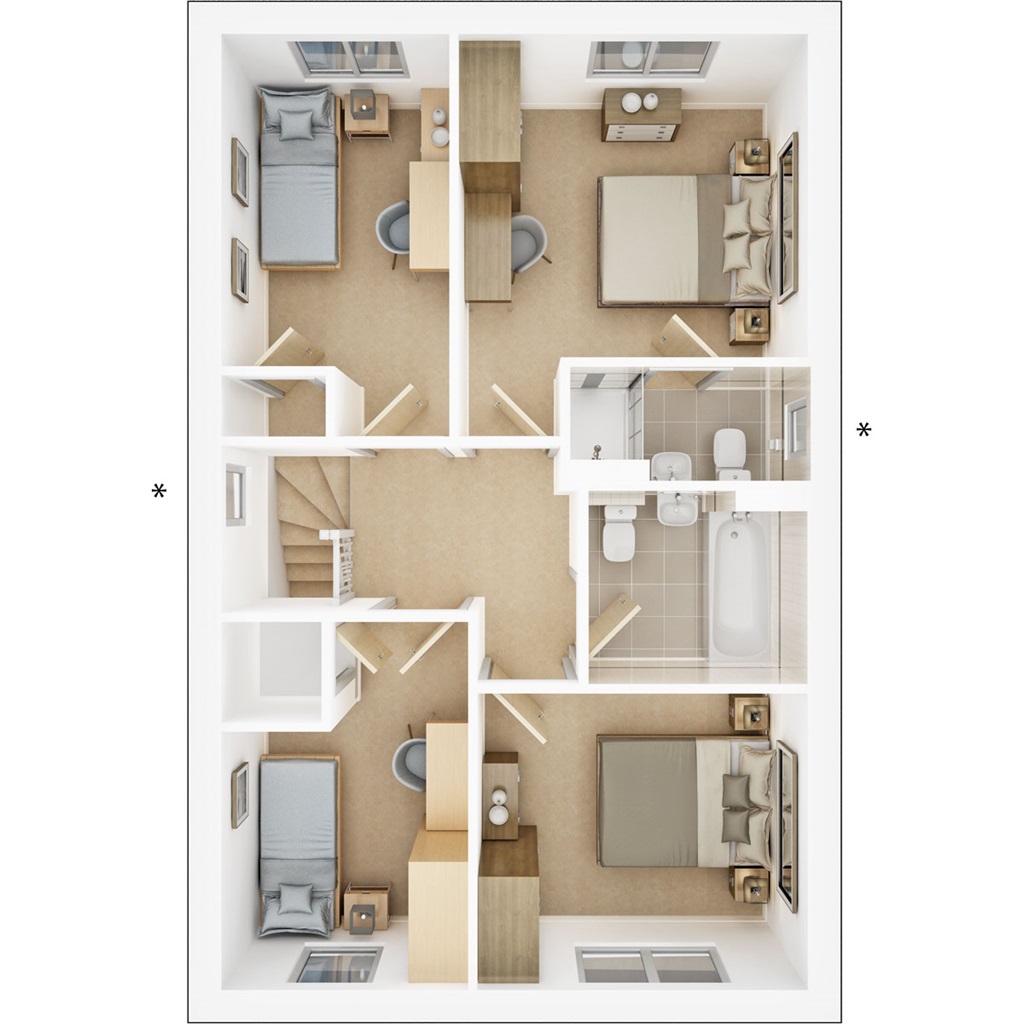 The Huxford - Plot 119, Regis Park, Sefter Road, Pagham, Bognor Regis floorplan