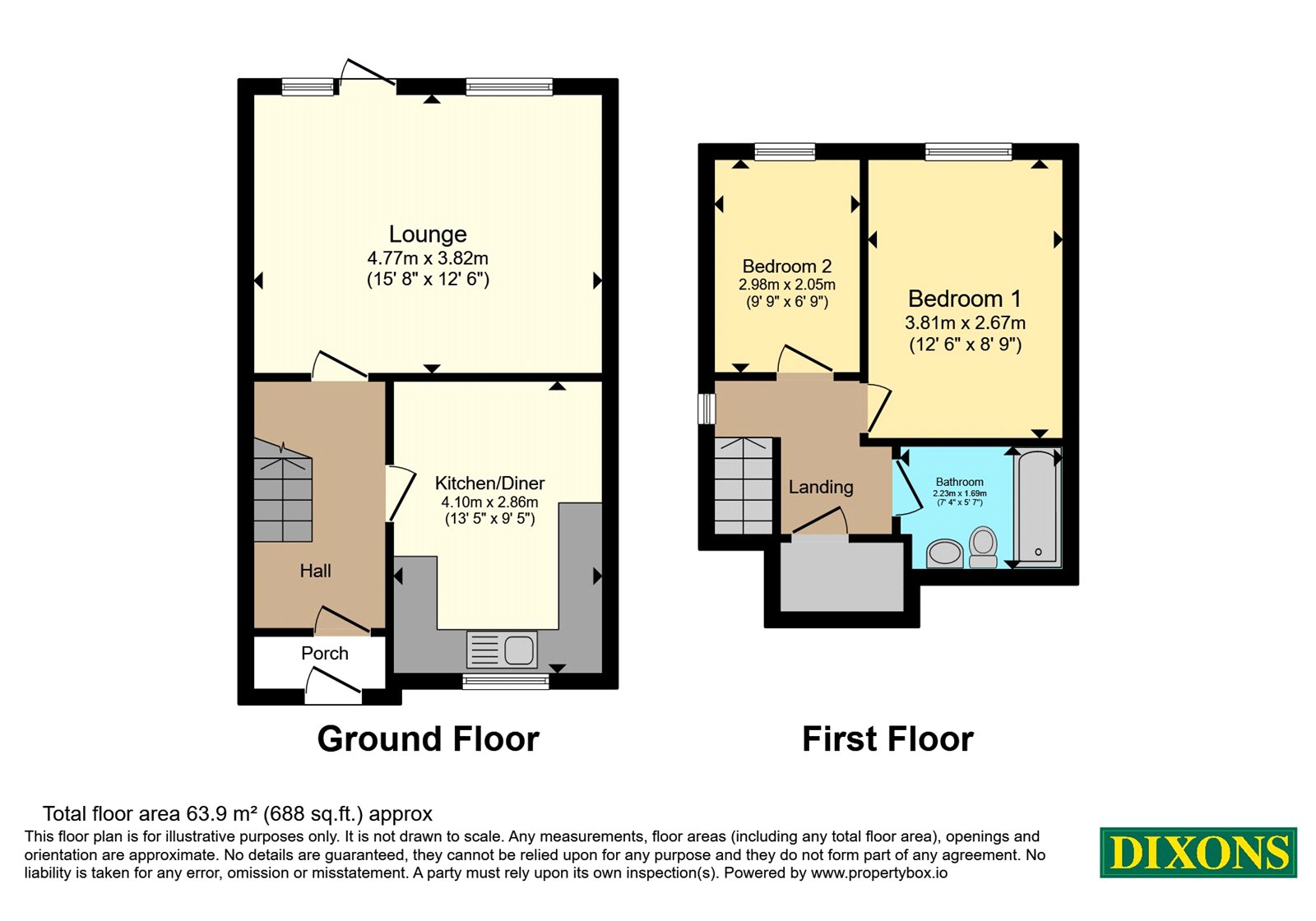 177, Oak Farm Road, West Midlands floorplan