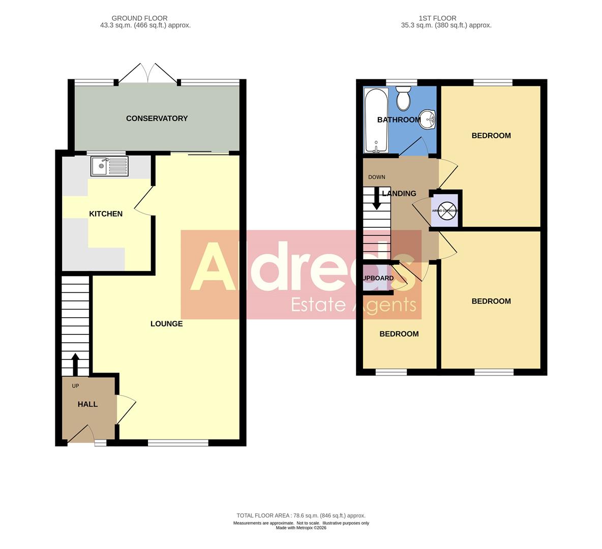 121, Neville Road, Norwich floorplan