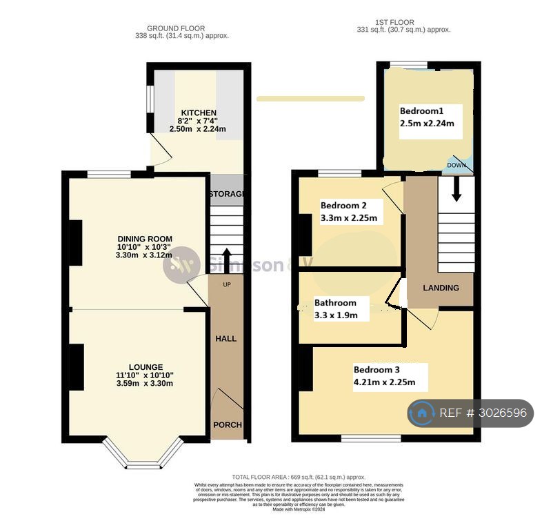 Cromwell Road, Rushden floorplan
