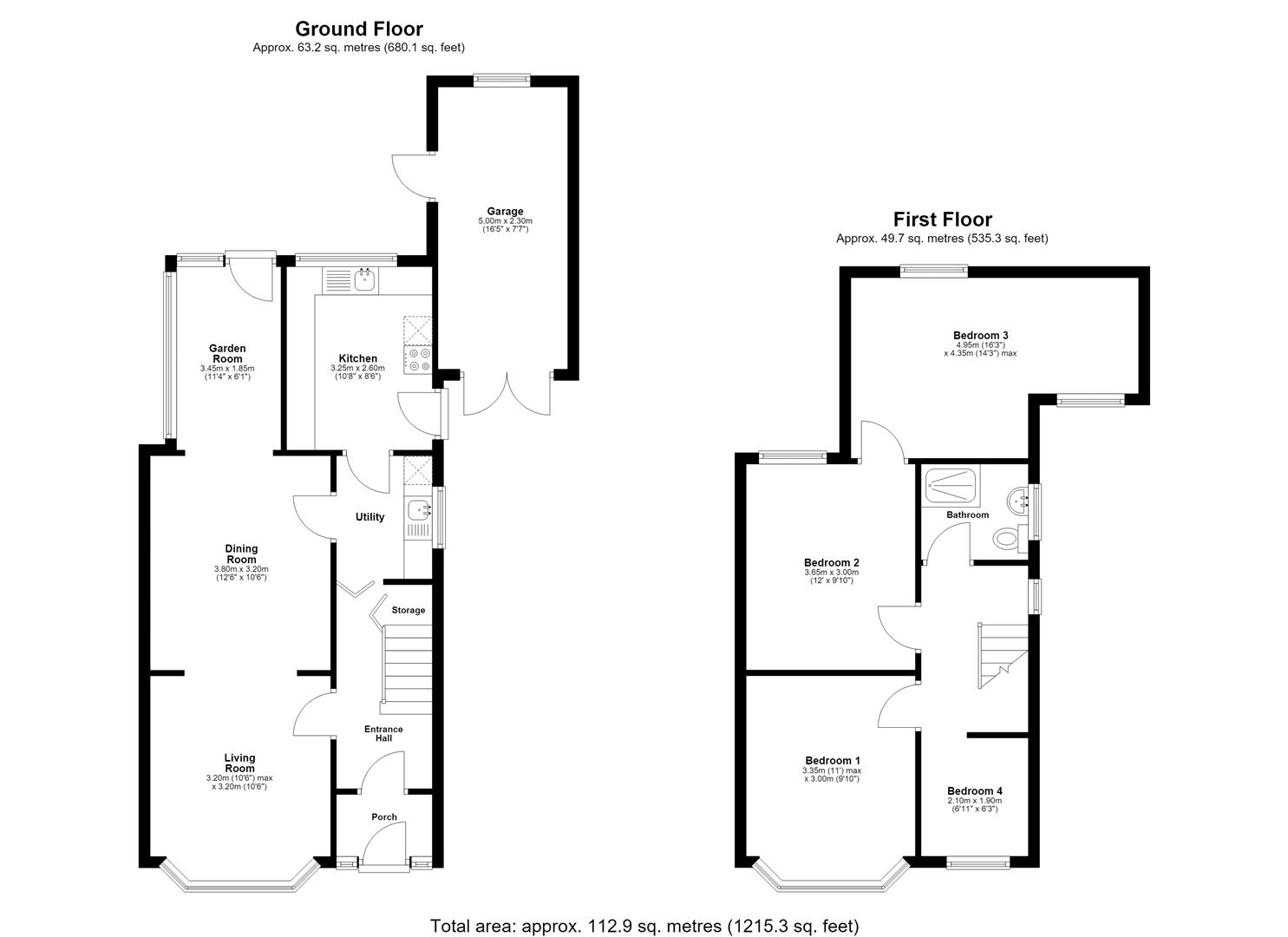 62, Kingsway, Leicester floorplan