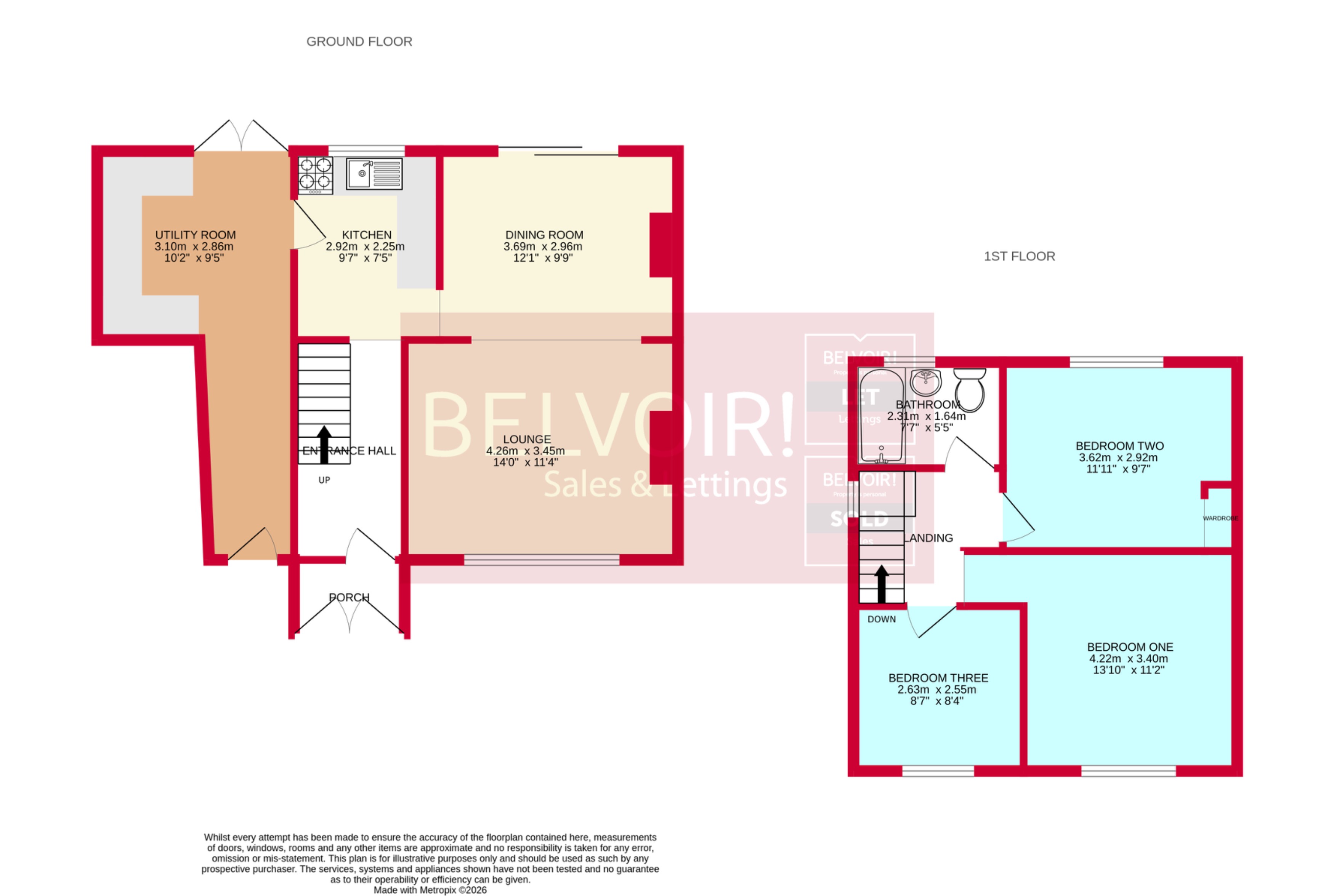 181, Griffiths Drive, Wolverhampton floorplan
