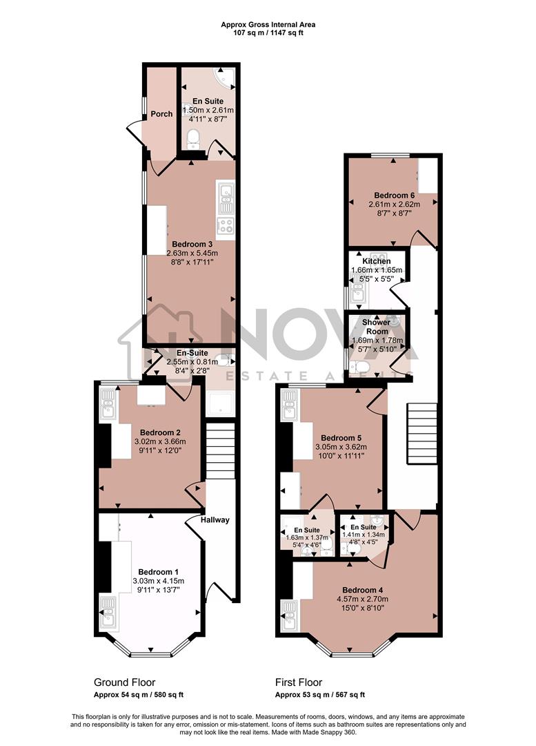 38, Lyndhurst Road, Luton floorplan