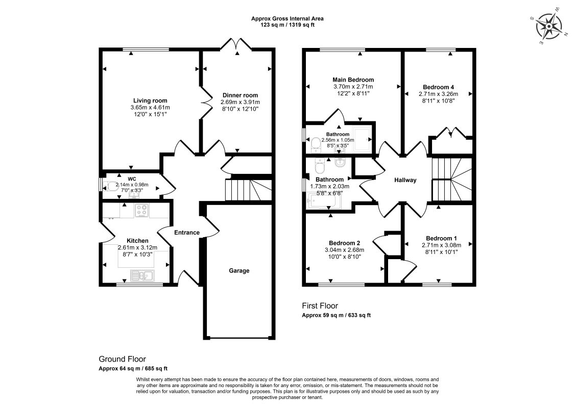 14, Tyle Road, Reading floorplan