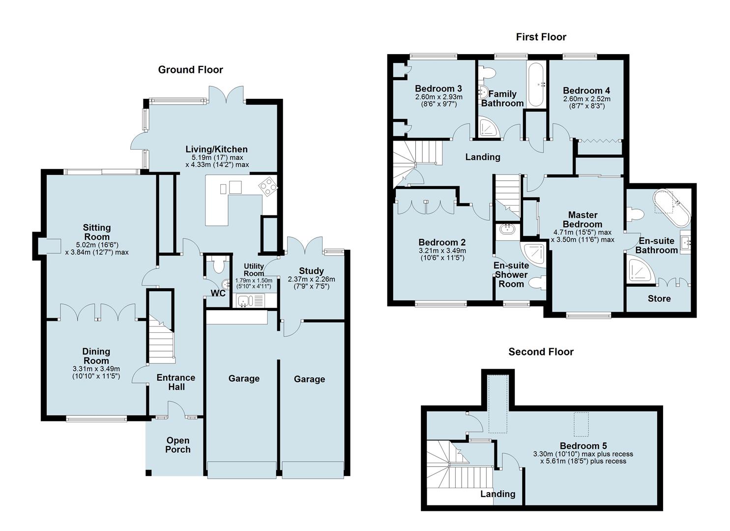 5 Bedrooms Detached house for sale in Range Road, Ashby-De-La-Zouch LE65
