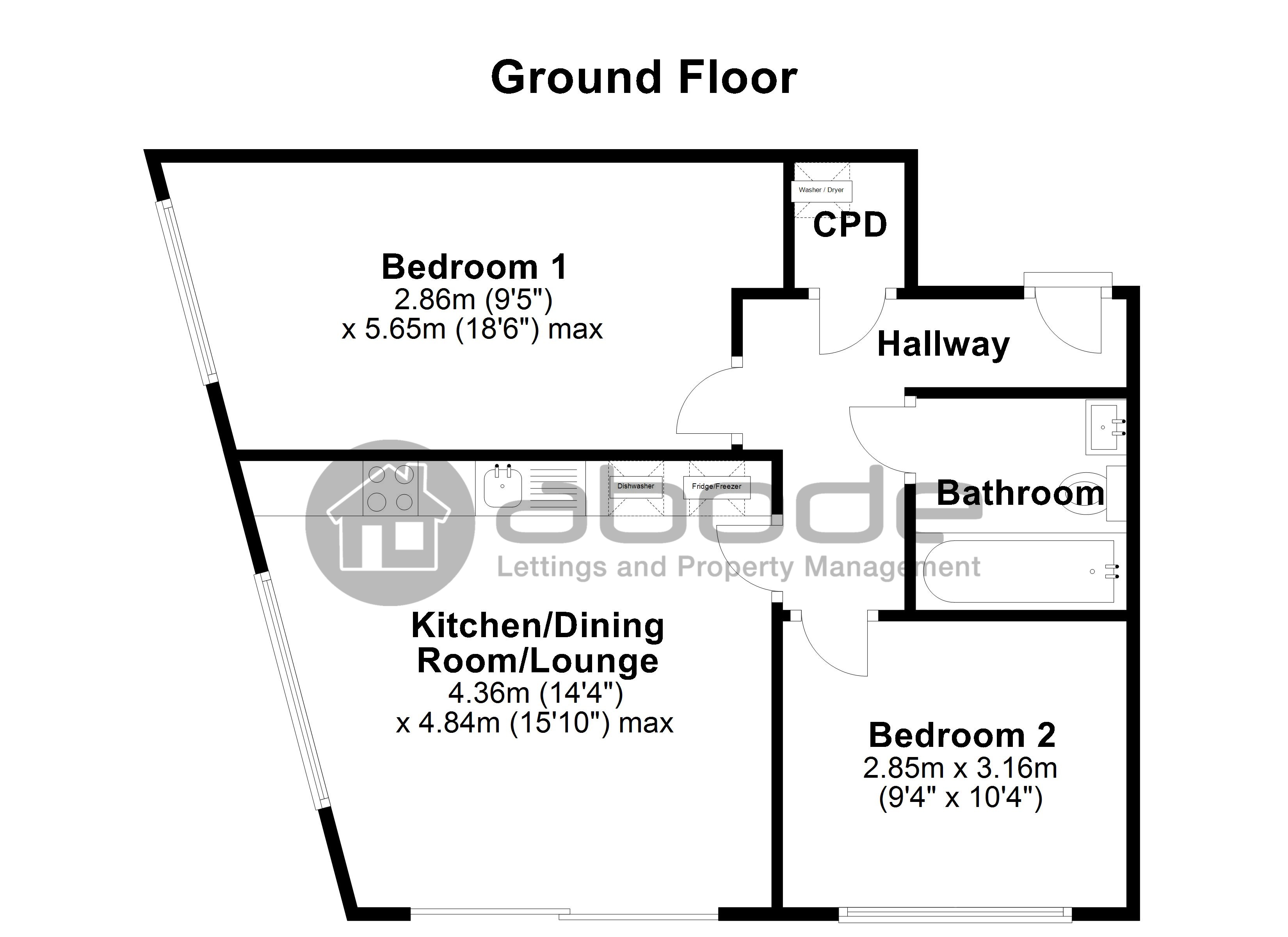 Apartment 47, Market Street, Rotherham floorplan