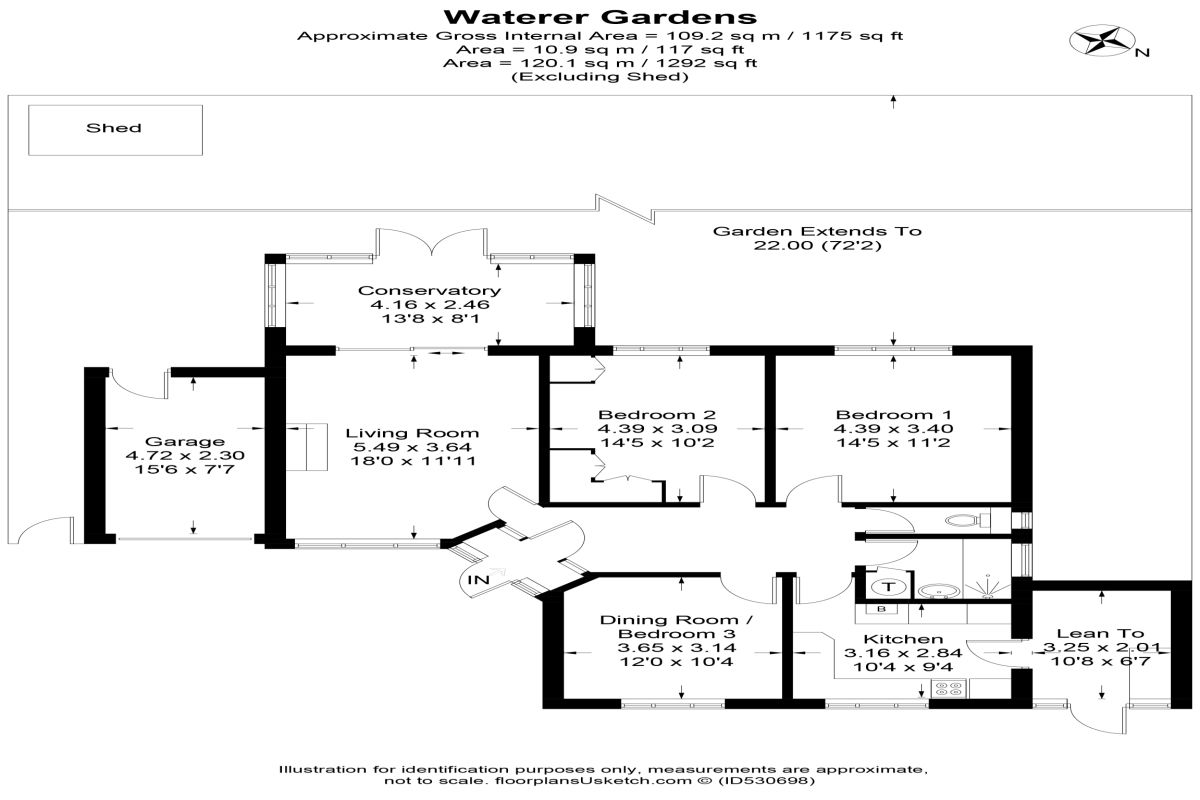 3 Bedrooms Bungalow for sale in Waterer Gardens, Burgh Heath, Tadworth KT20