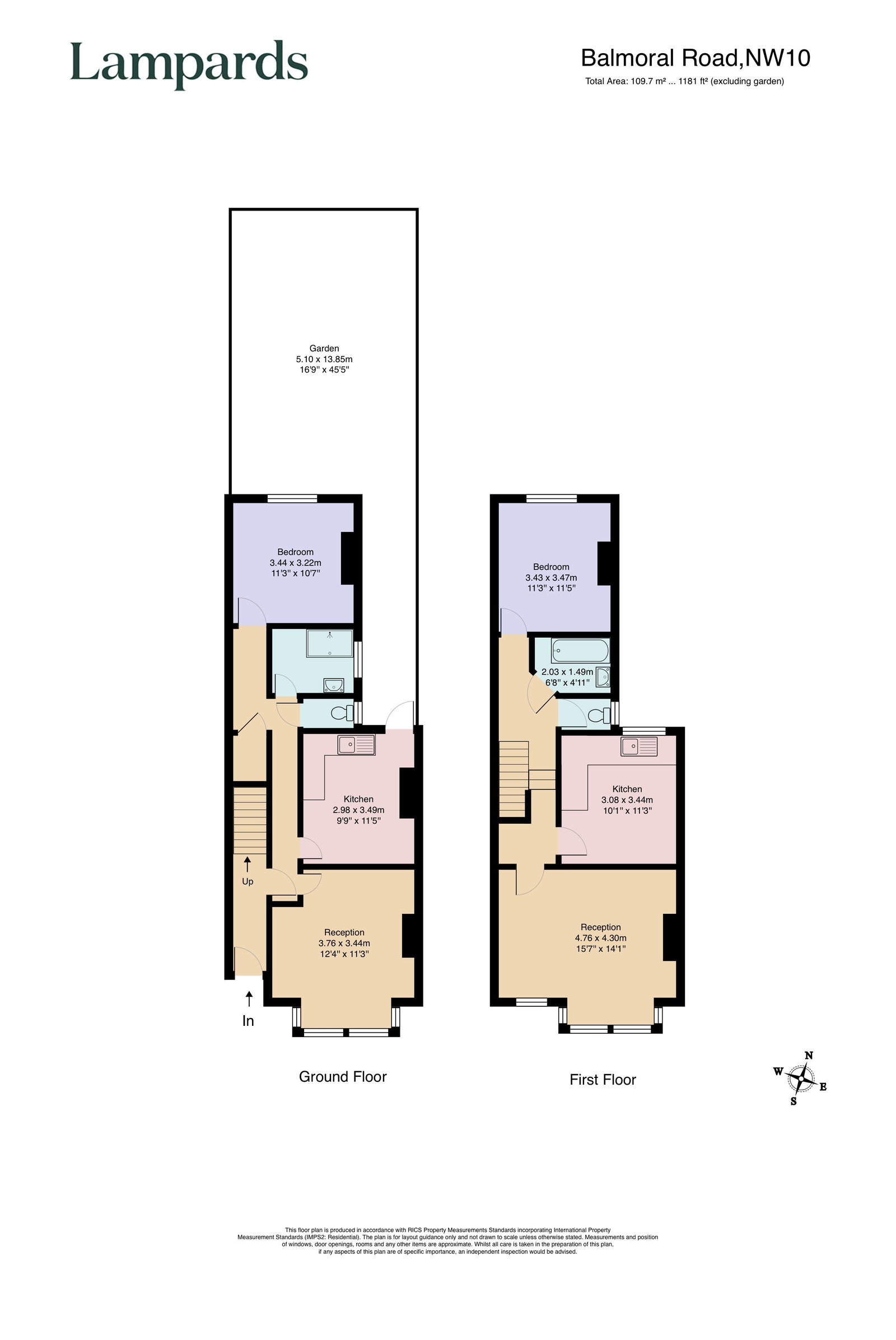 5, Balmoral Road, London floorplan