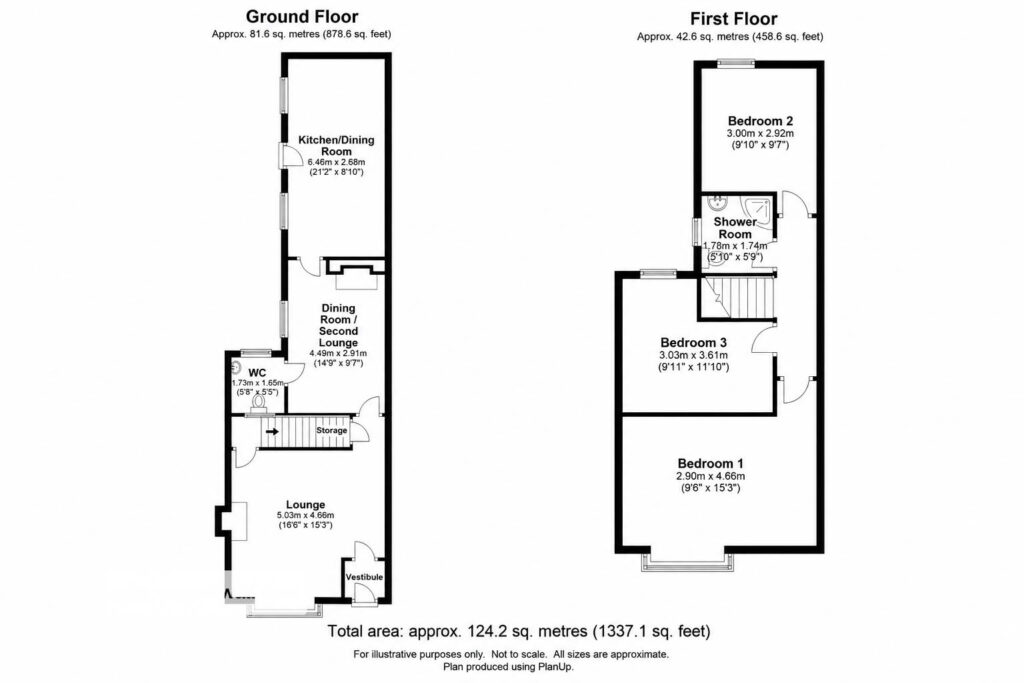 8, Vicarage Ave, Padiham floorplan