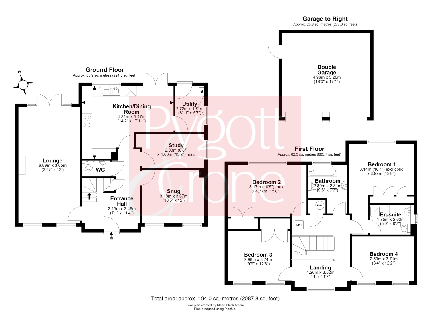 3, Farthing Close, Boston floorplan