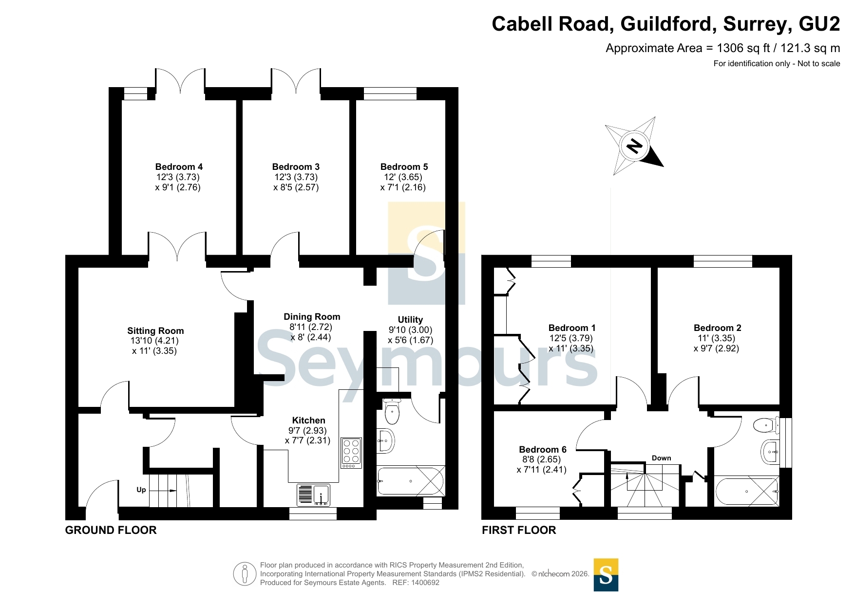 182, Cabell Road, Surrey floorplan