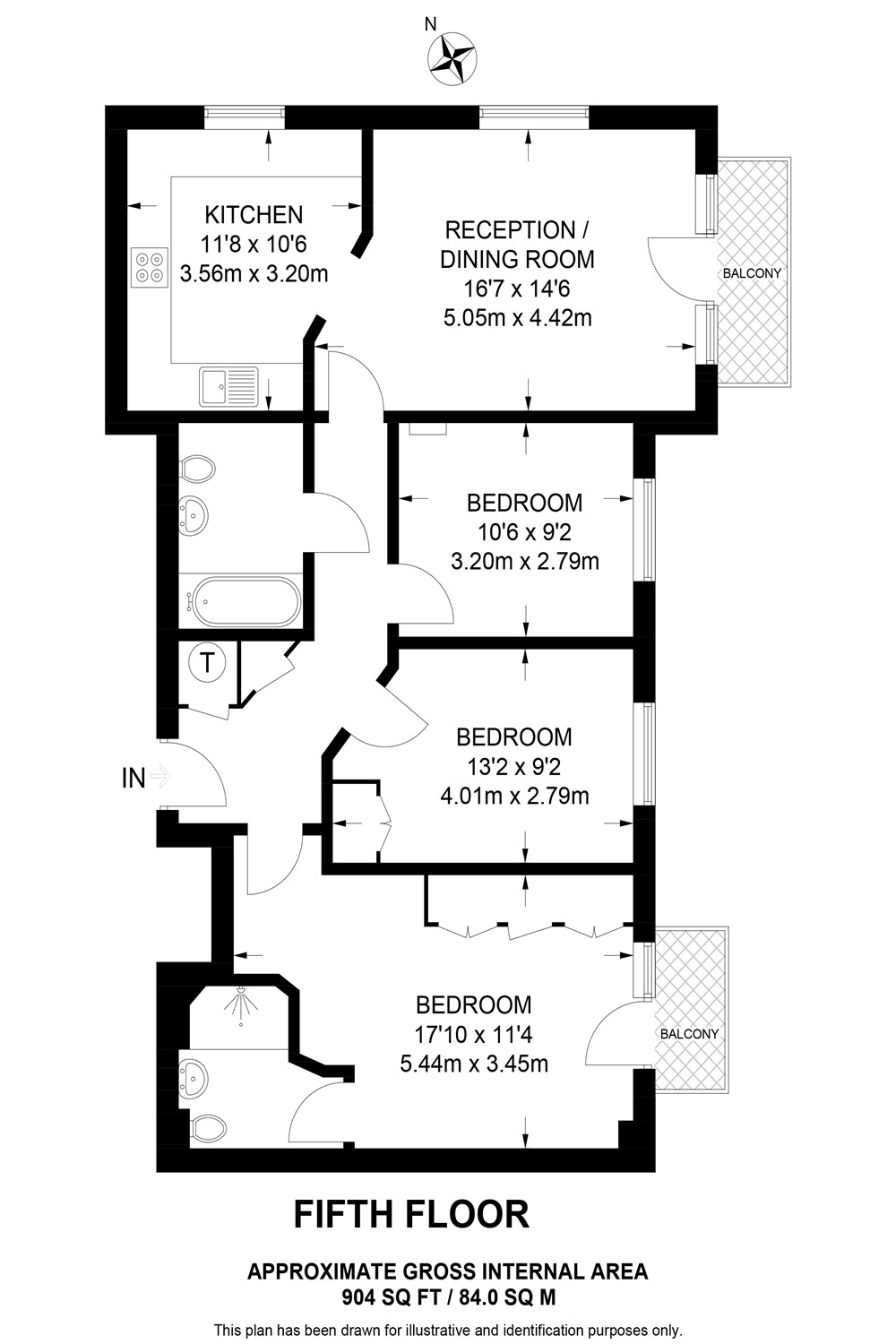 37, Riverside House, Fobney Street, Reading floorplan