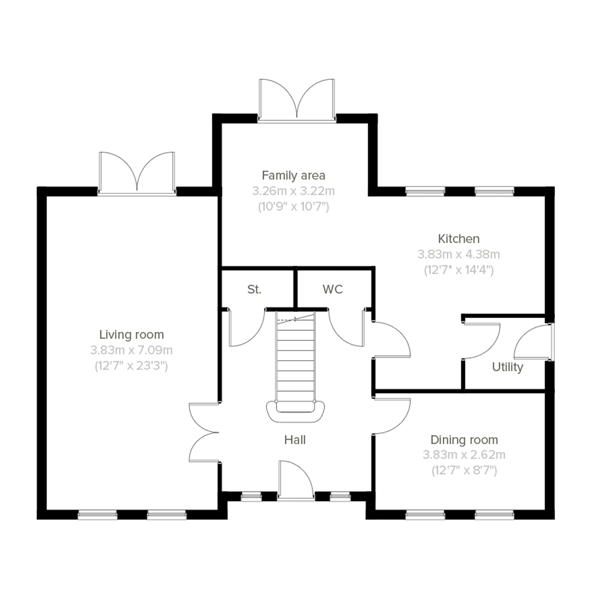 "The Hogarth" at Sterling Way, Shildon DL4, 5 bedroom detached house for sale 61786961