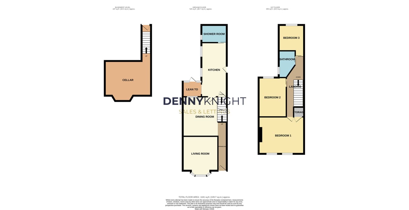 70, Derby Road, Northampton floorplan