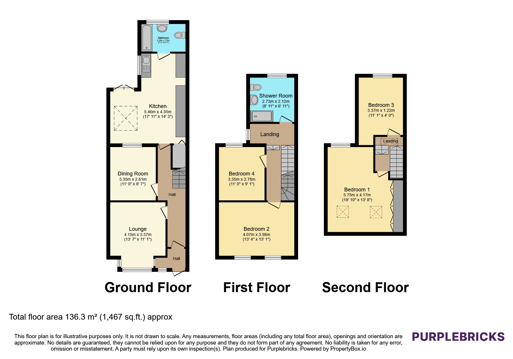 106, Geere Road, London floorplan