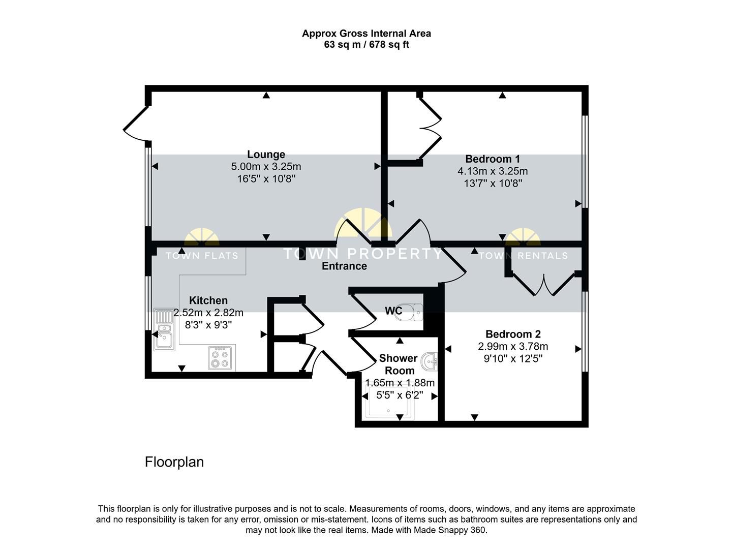 14, Shortdean Place, Eastbourne floorplan