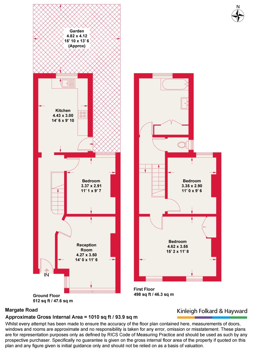 45, Margate Road, London floorplan