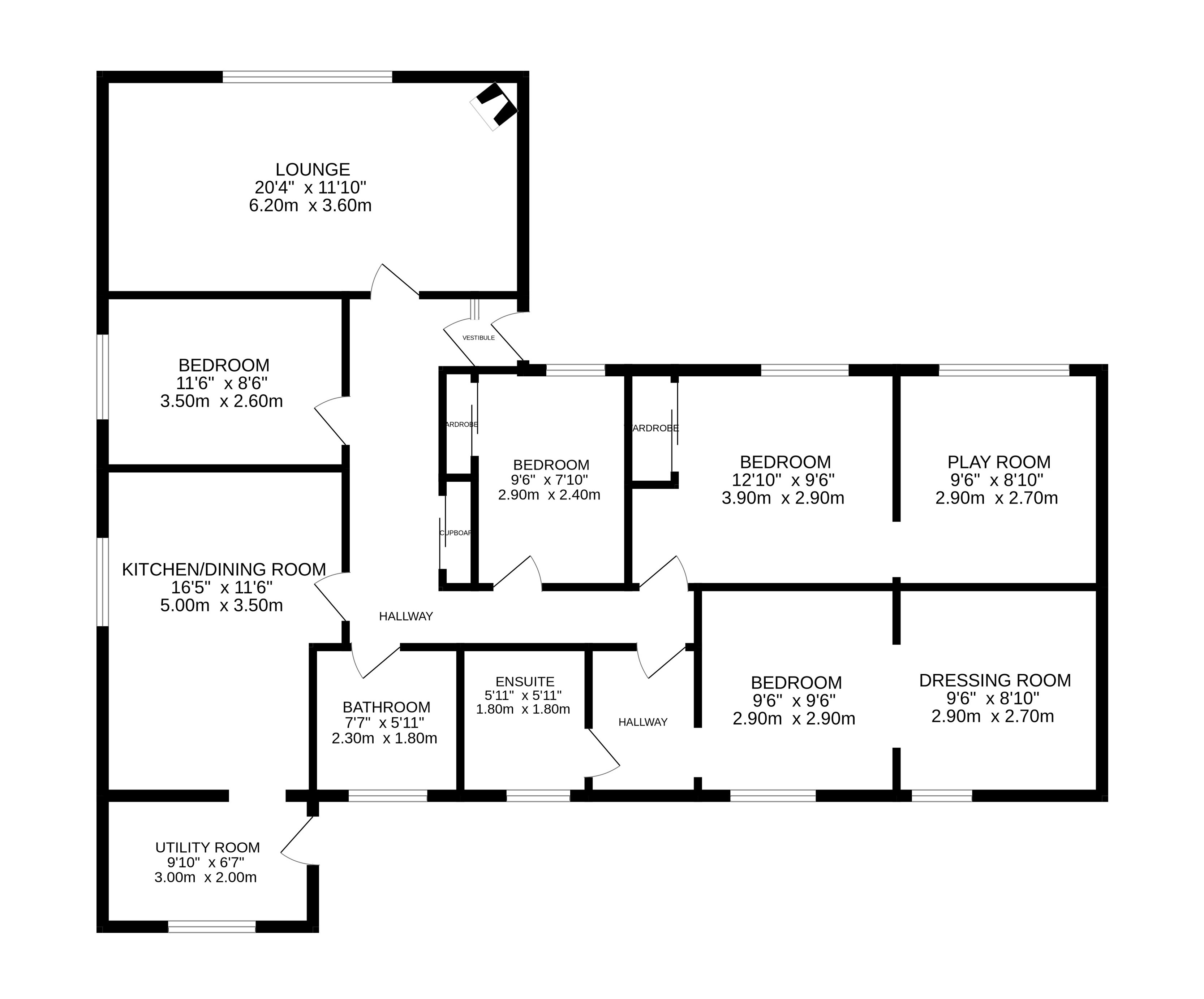 Torkistan, Galvelbeg Lane, Crieff floorplan