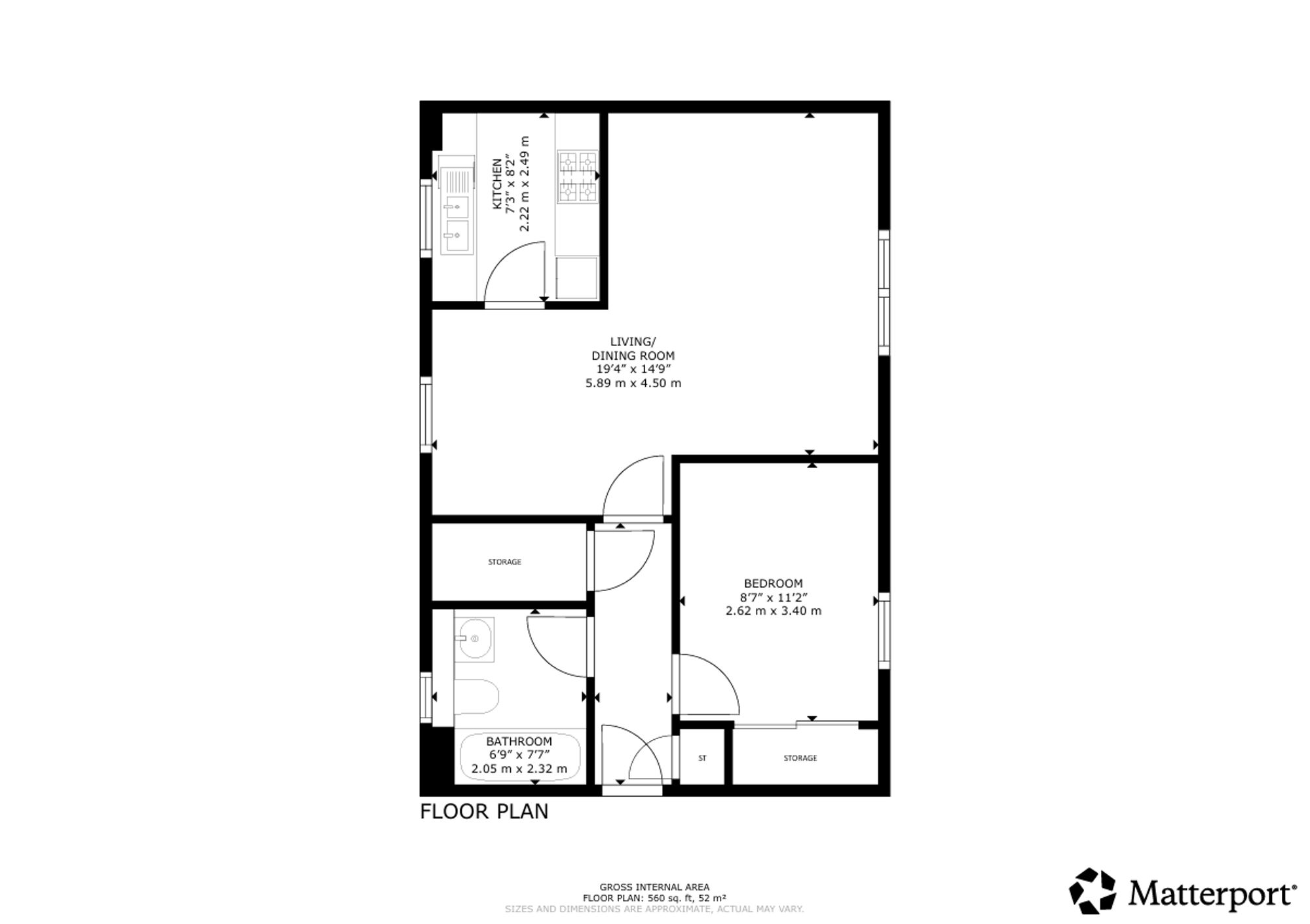 26 Cherrybank Gardens, Glasgow floorplan