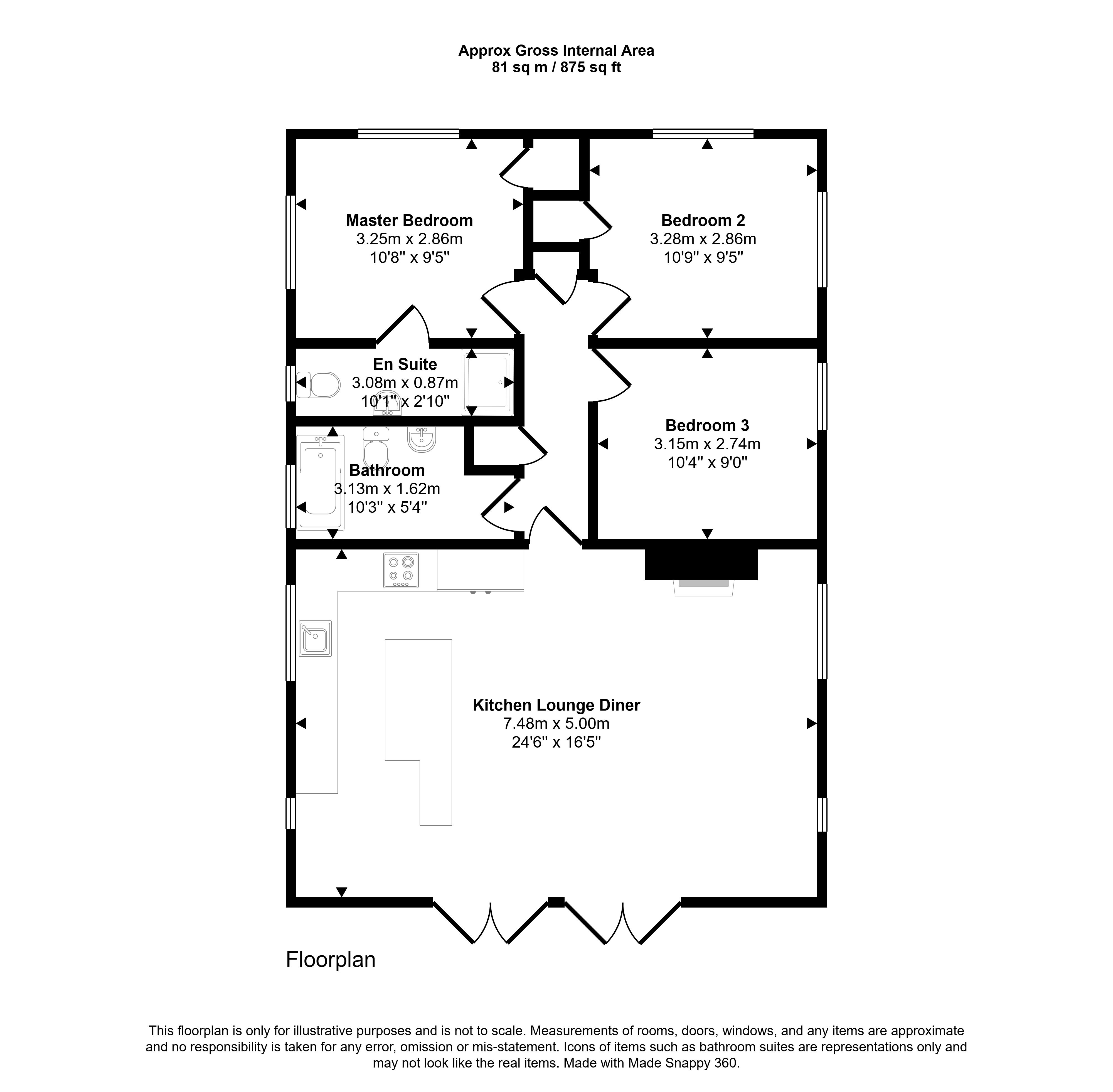 Lodge 34 Otterburn, Otterburn Hall Estate, Northumberland floorplan