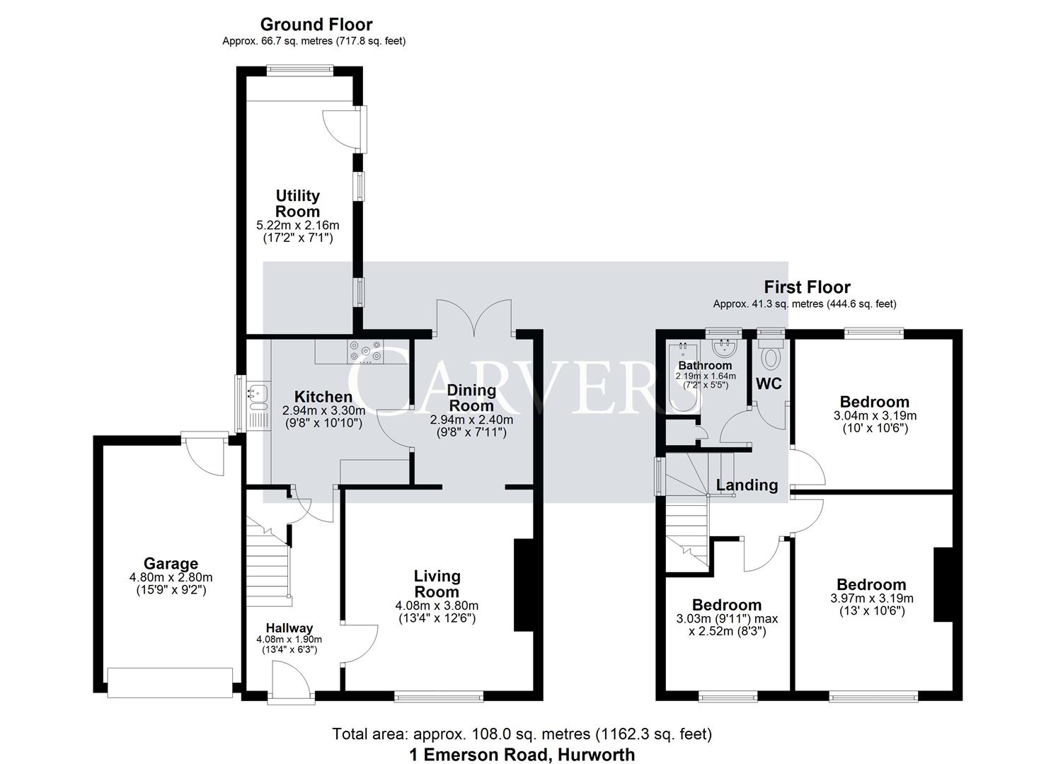 1, Emerson Road, Darlington floorplan