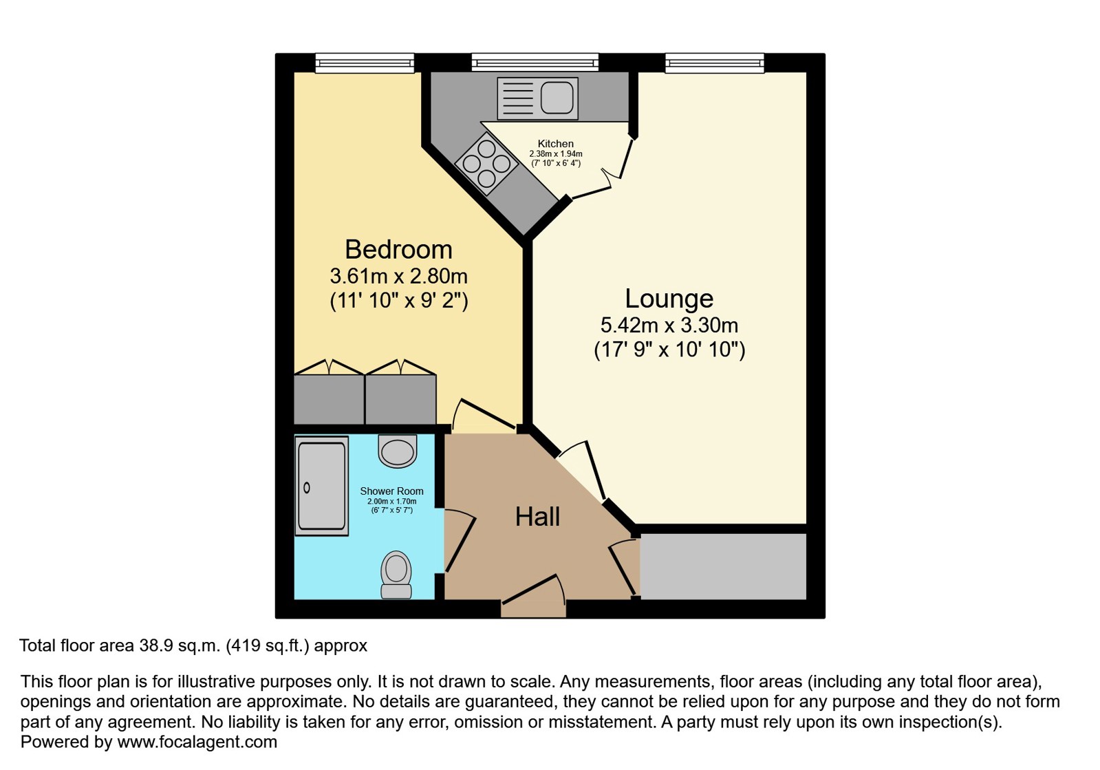 54, Chestnut Court (Castle Bromwich), Castle Bromwich floorplan