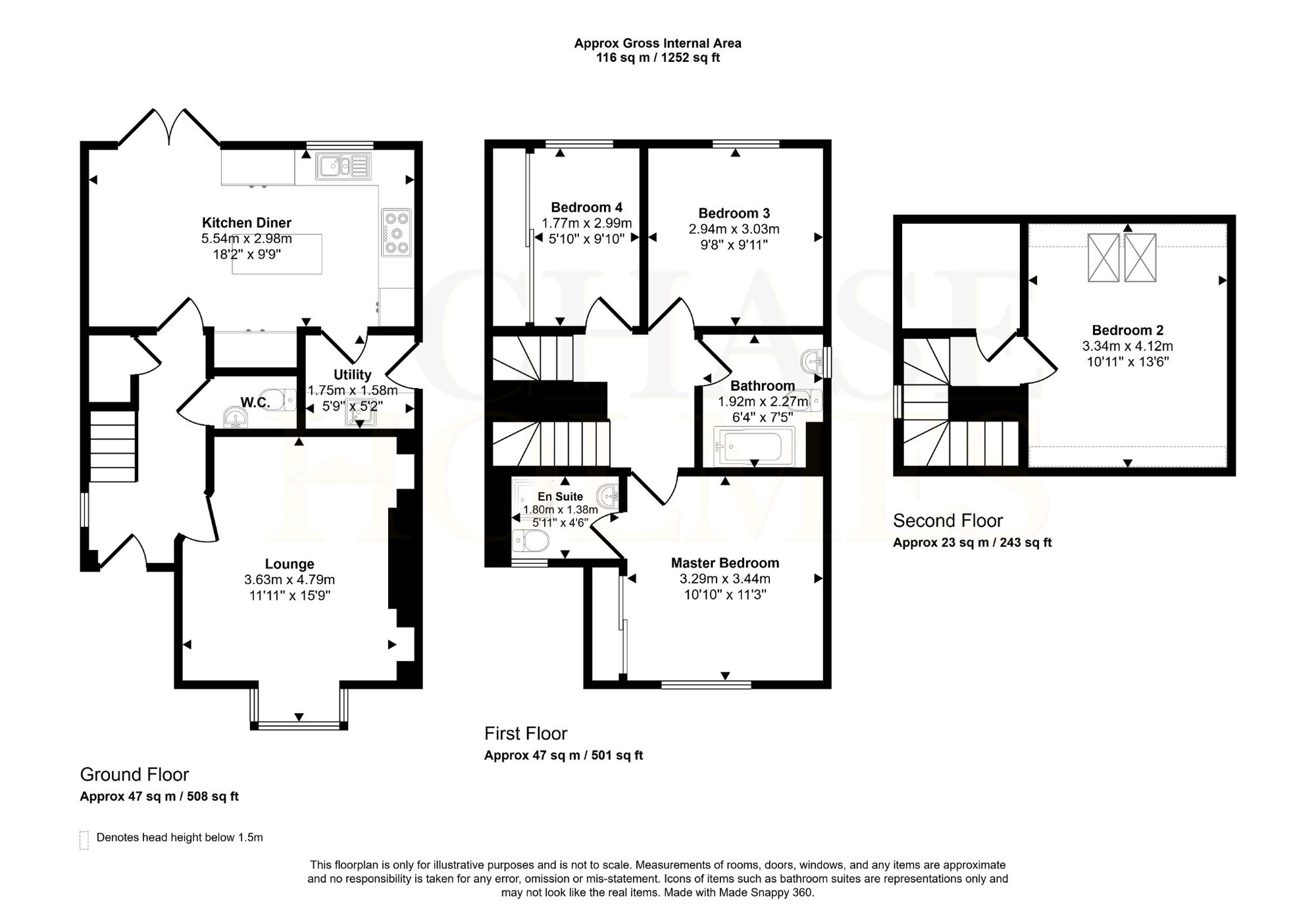 89 Strathmore Gardens, South Shields floorplan