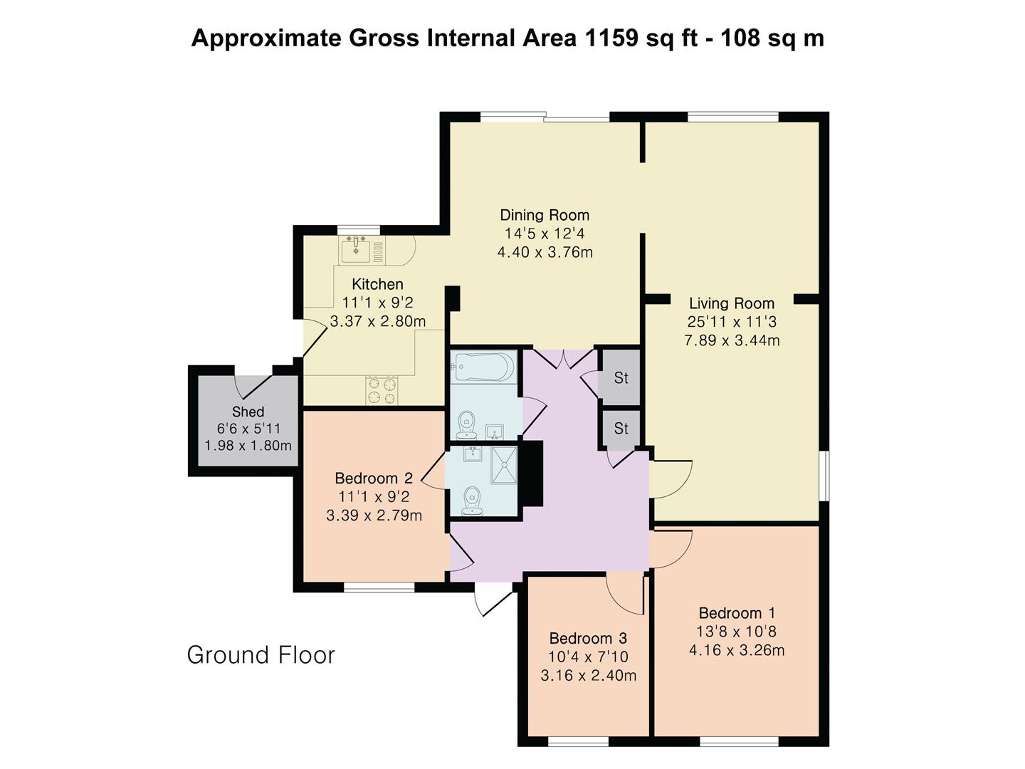 89, Warren Way, Welwyn floorplan