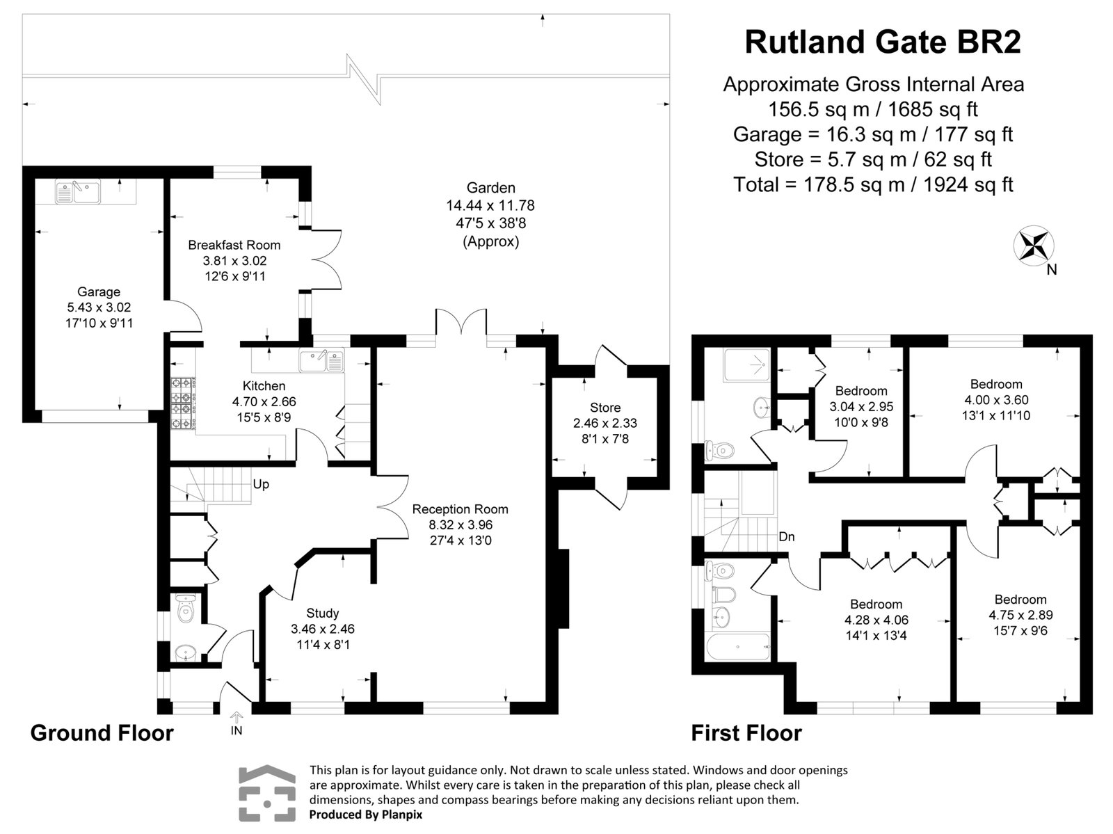 10, Rutland Gate, Bromley floorplan